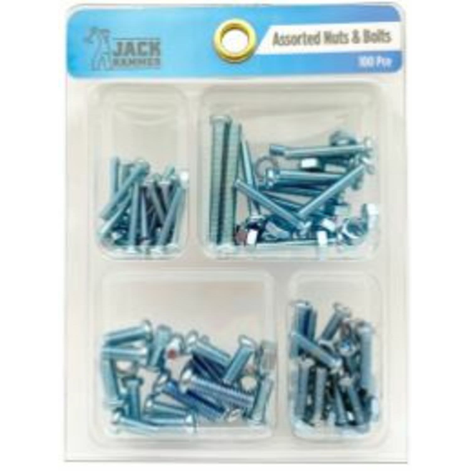 Jack Hammer Assorted Nuts & Bolts, 1 Each