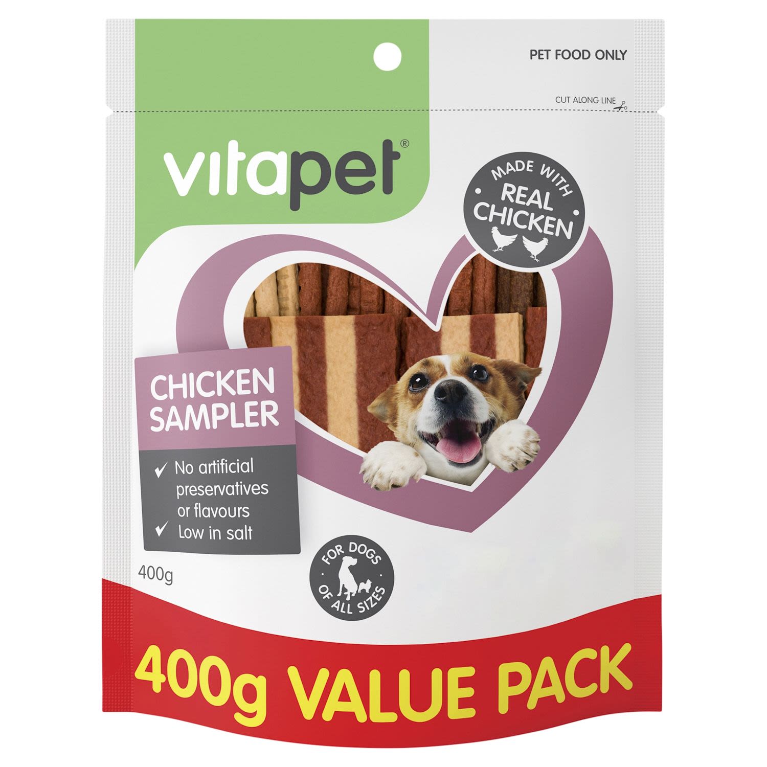 VitaPet JH Dog Treats Chicken Sampler