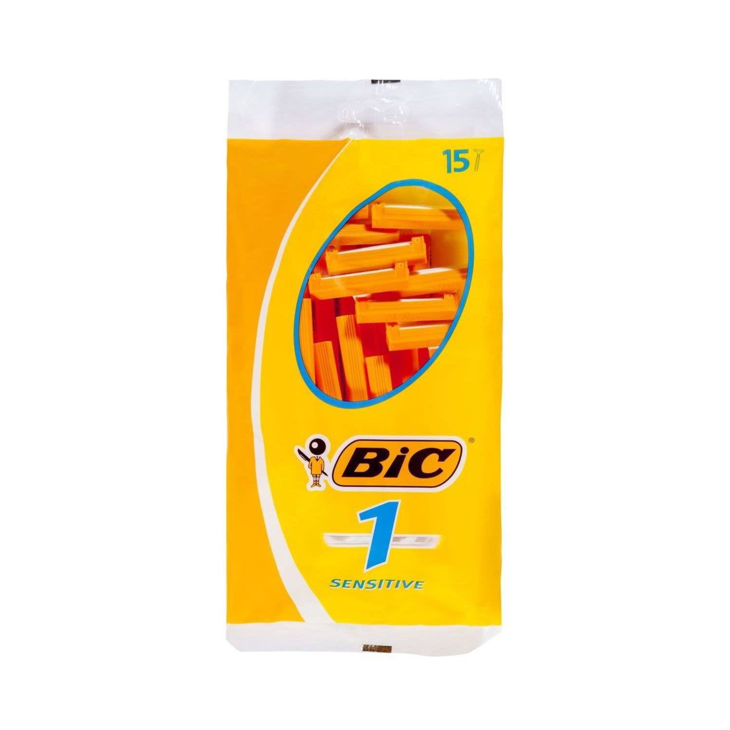 BIC Disposable Shaver Sensitive, 15 Each