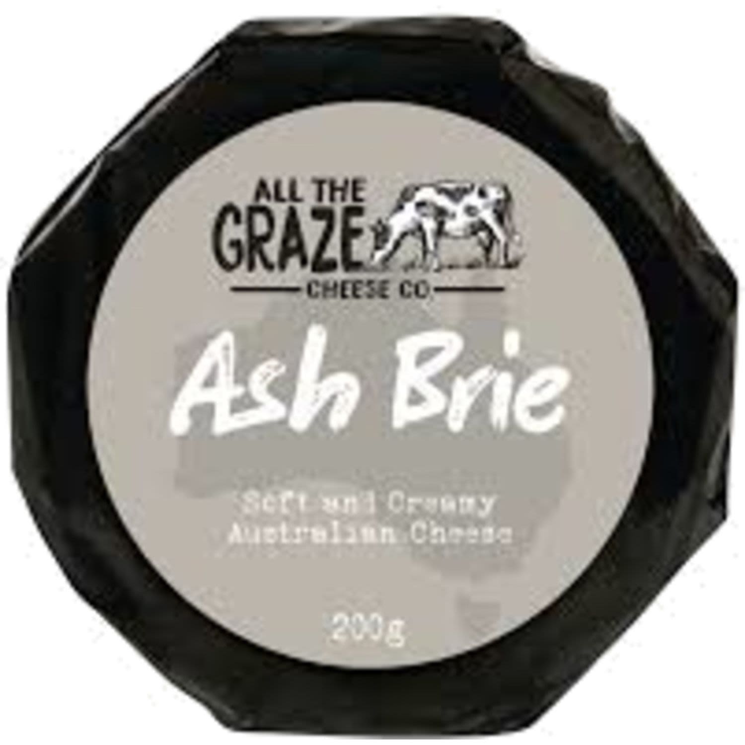 All The Graze Ash Brie, 200 Gram