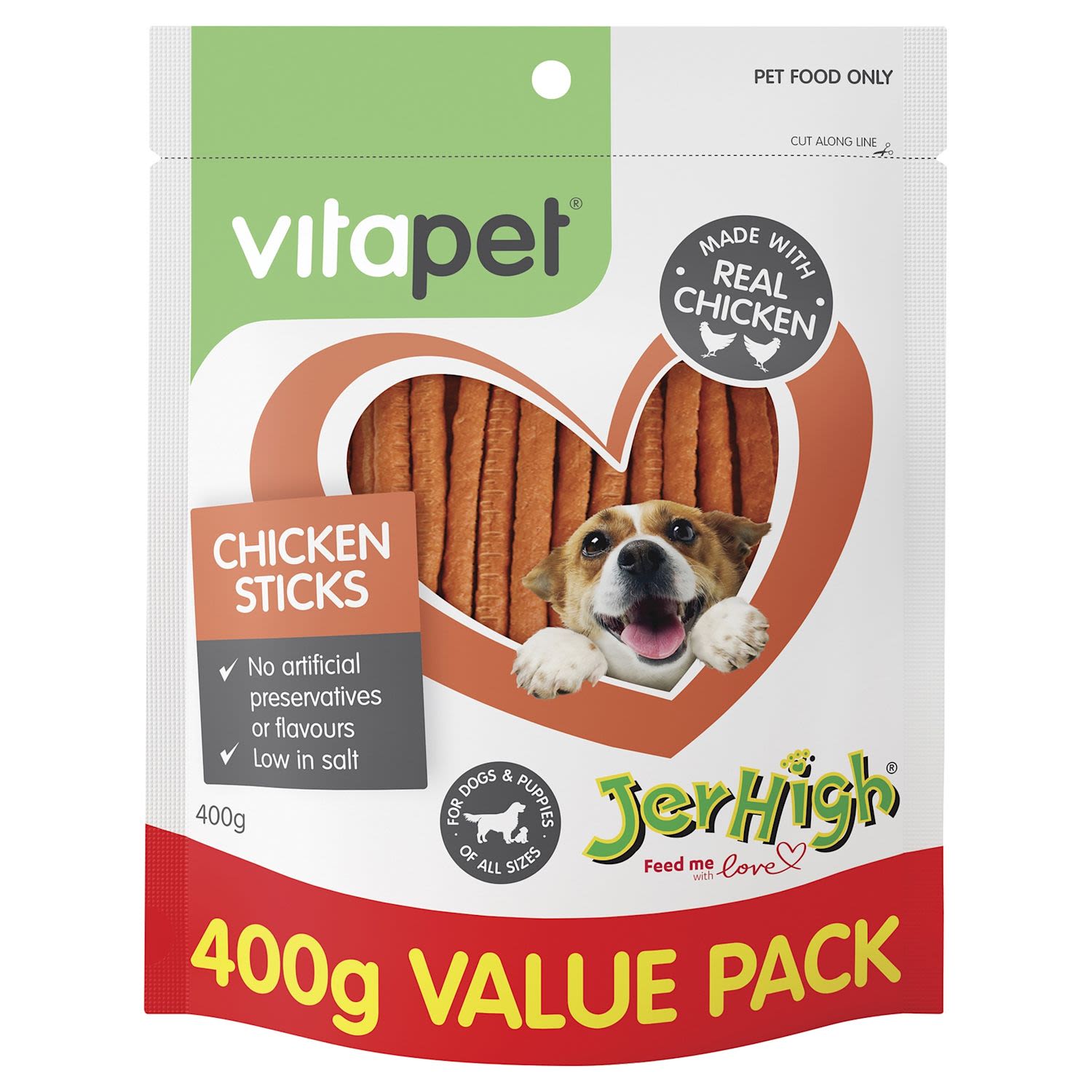Vitapet Jerhigh Chicken Sticks Dog Treats