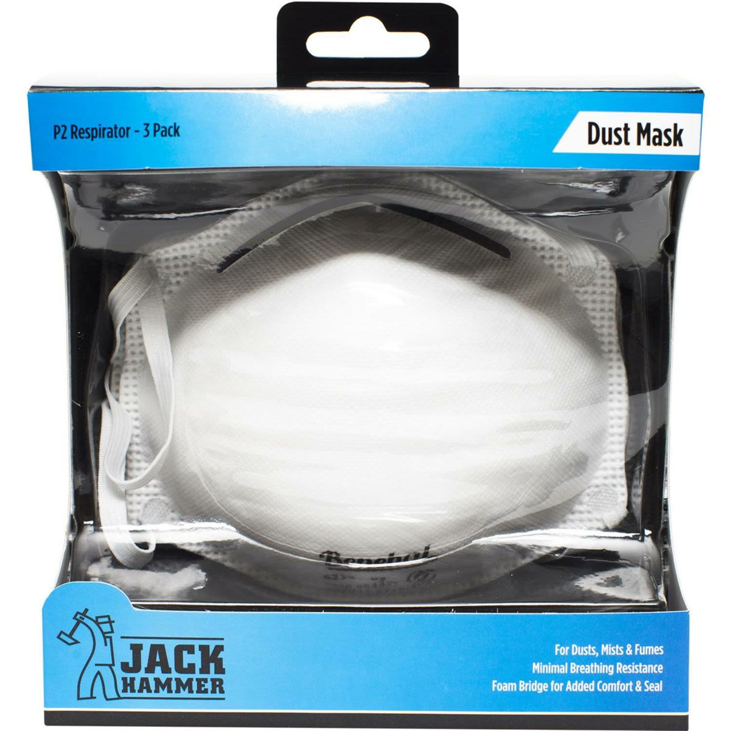 Jack Hammer Dust Mask, 1 Each