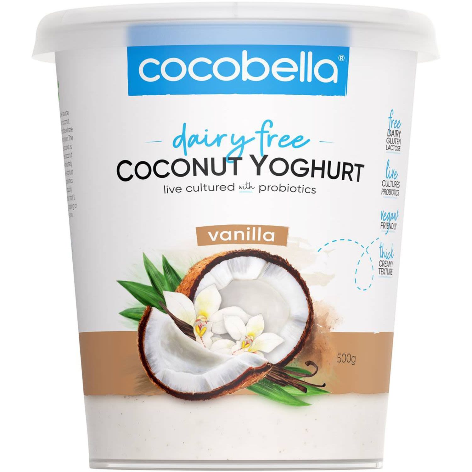 Cocobella Vanilla Yoghurt, 500 Gram