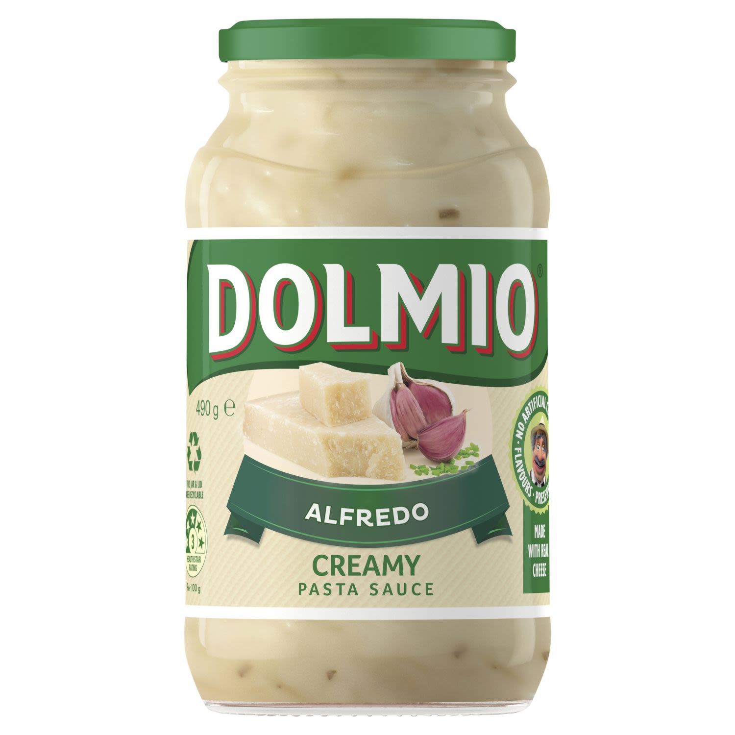 Dolmio Creamy Alfredo Pasta Sauce, 490 Gram