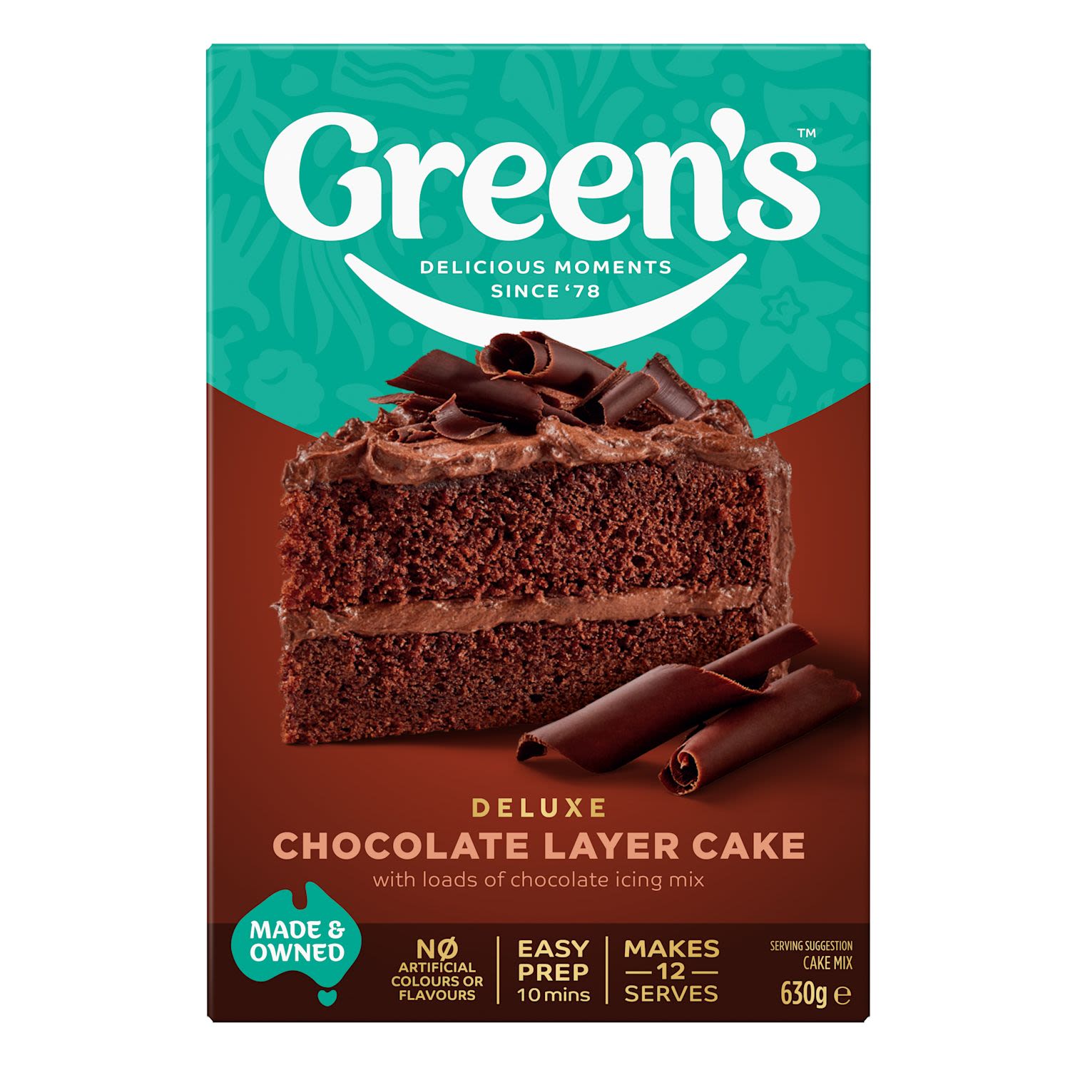 Green's Temptations Cake Mix Chocolate Supreme