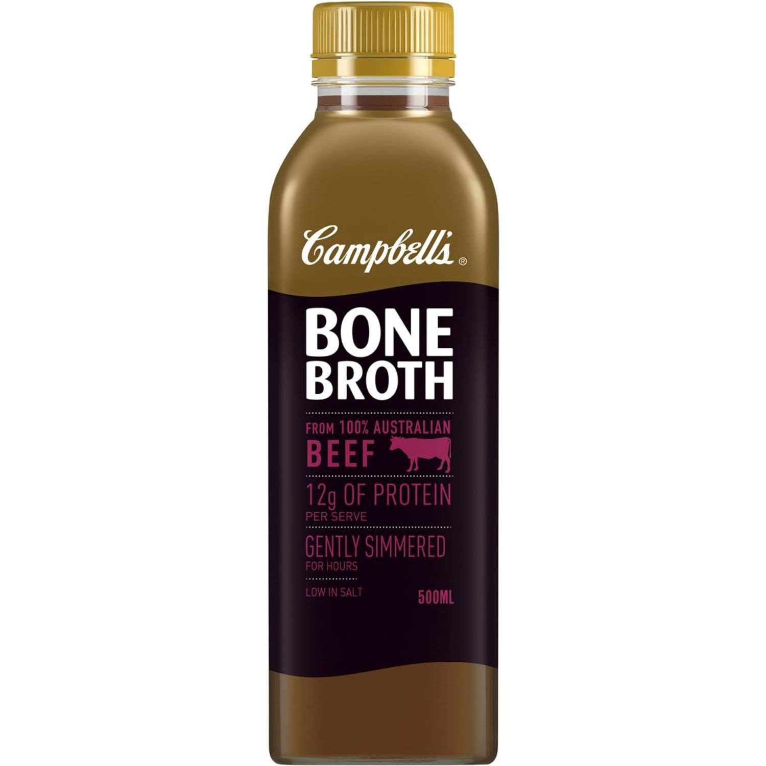 Campbell's Bone Broth Beef, 500 Millilitre