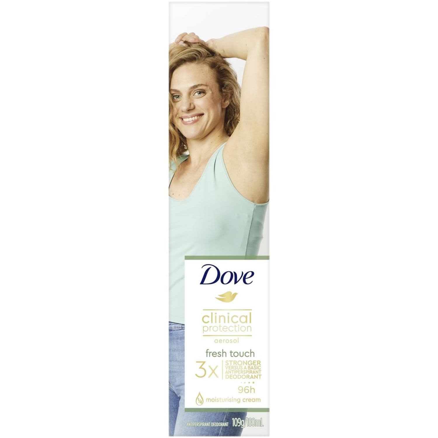 Dove Clinical Antiperspirant Deodorant Fresh Touch, 180 Millilitre