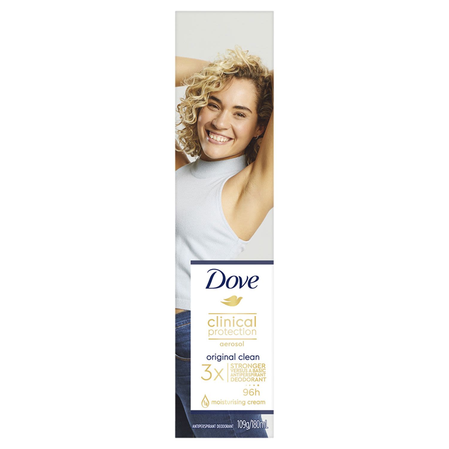 Dove Clinical Antiperspirant Deodorant Original Clean, 180 Millilitre