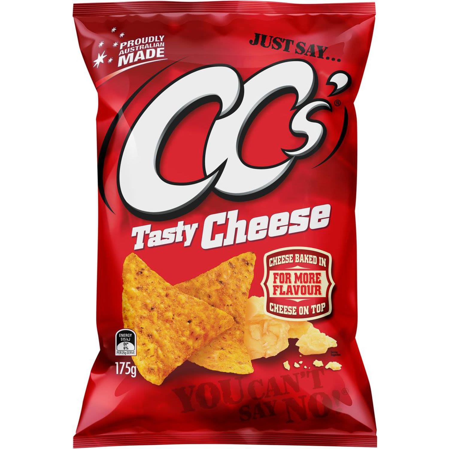 CC's Tasty Cheese Corn Chips, 175 Gram