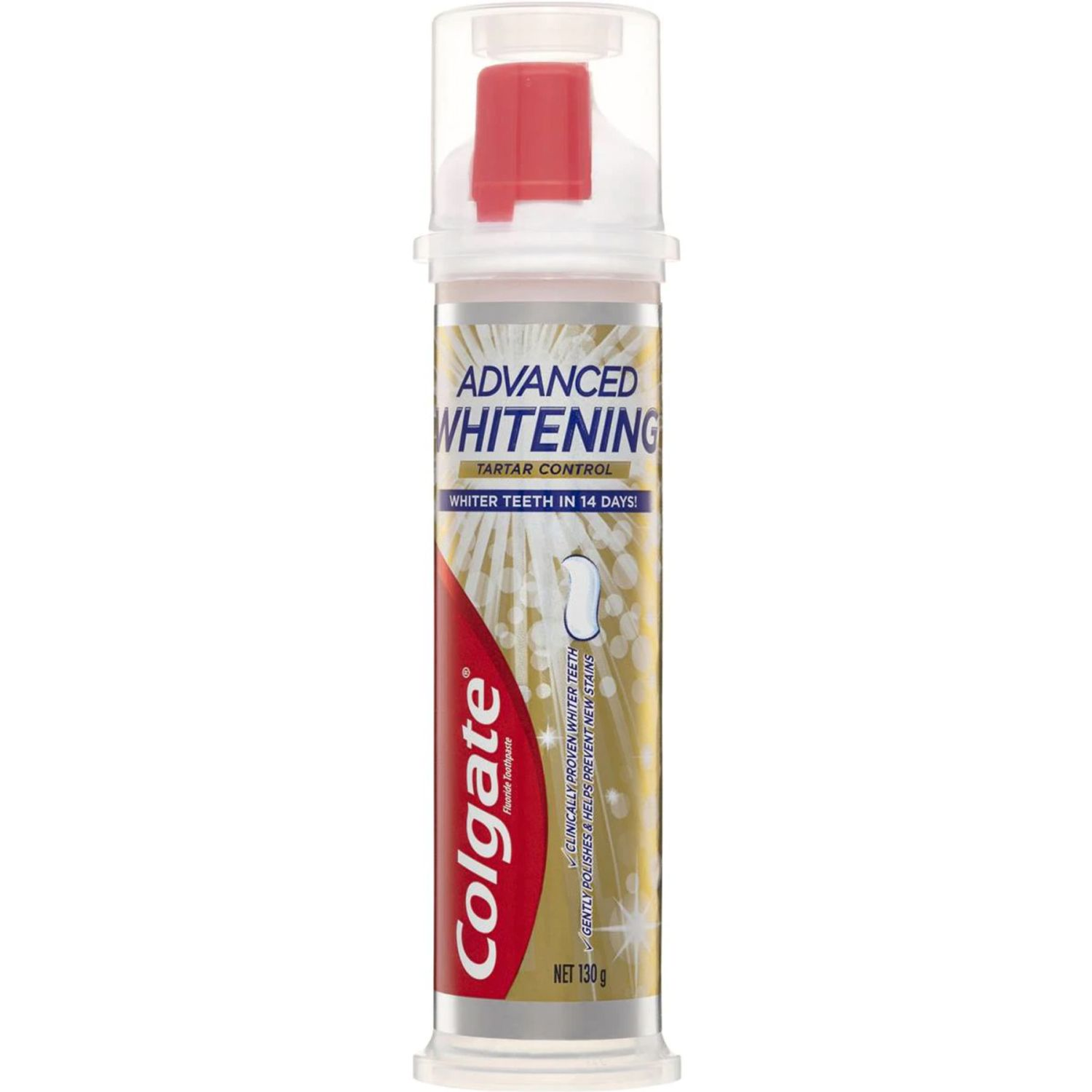 Colgate Advanced Whitening Tartar Control Whitening Toothpaste, 130 Gram