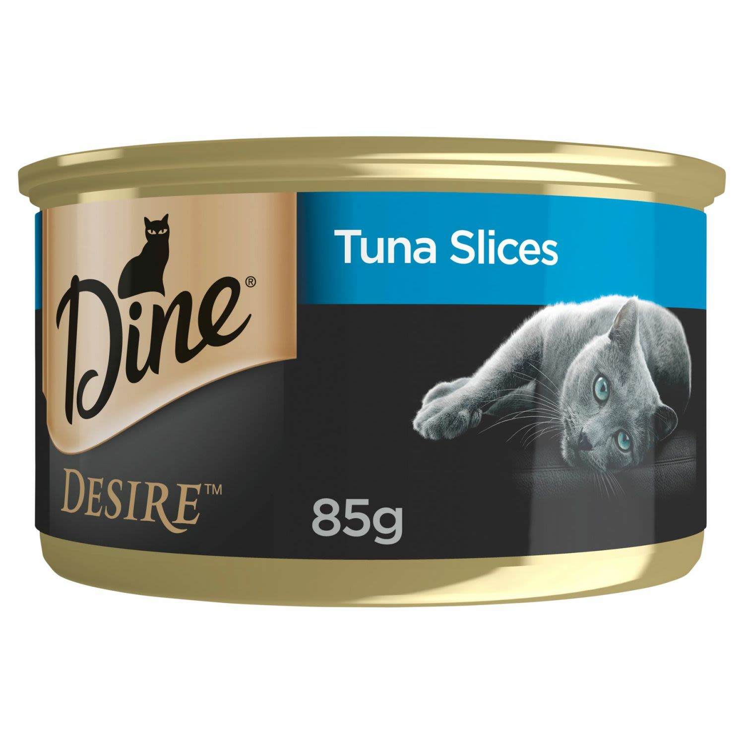 Dine Desire Adult Cat Food Tuna Slices In A Light Jus, 85 Gram