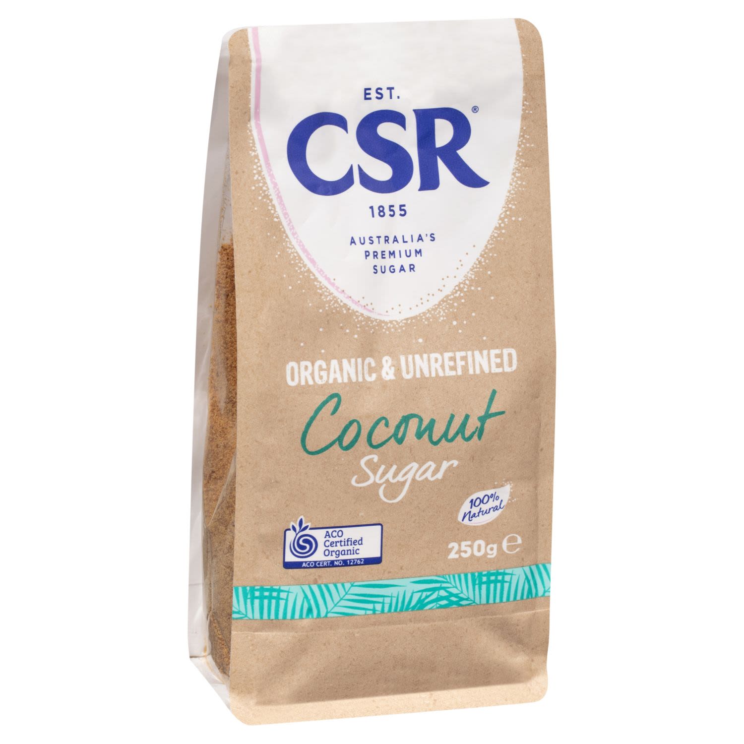 Harvested using traditional methods, CSR Coconut sugar is unrefined and made from the nectar of coconut blossoms from certified organic coconut palms.<br/> <br/> With it's caramel taste and fine crumb-like granules this specialty sugar can bring taste dimension and texture to your cooking or baking. When melted it acquires a hazel brown colour, making it perfect for caramel toppings, warm deserts and beverages.<br/> <br/> Use as an alternative for white, raw, brown or palm sugar.<br /> <br />