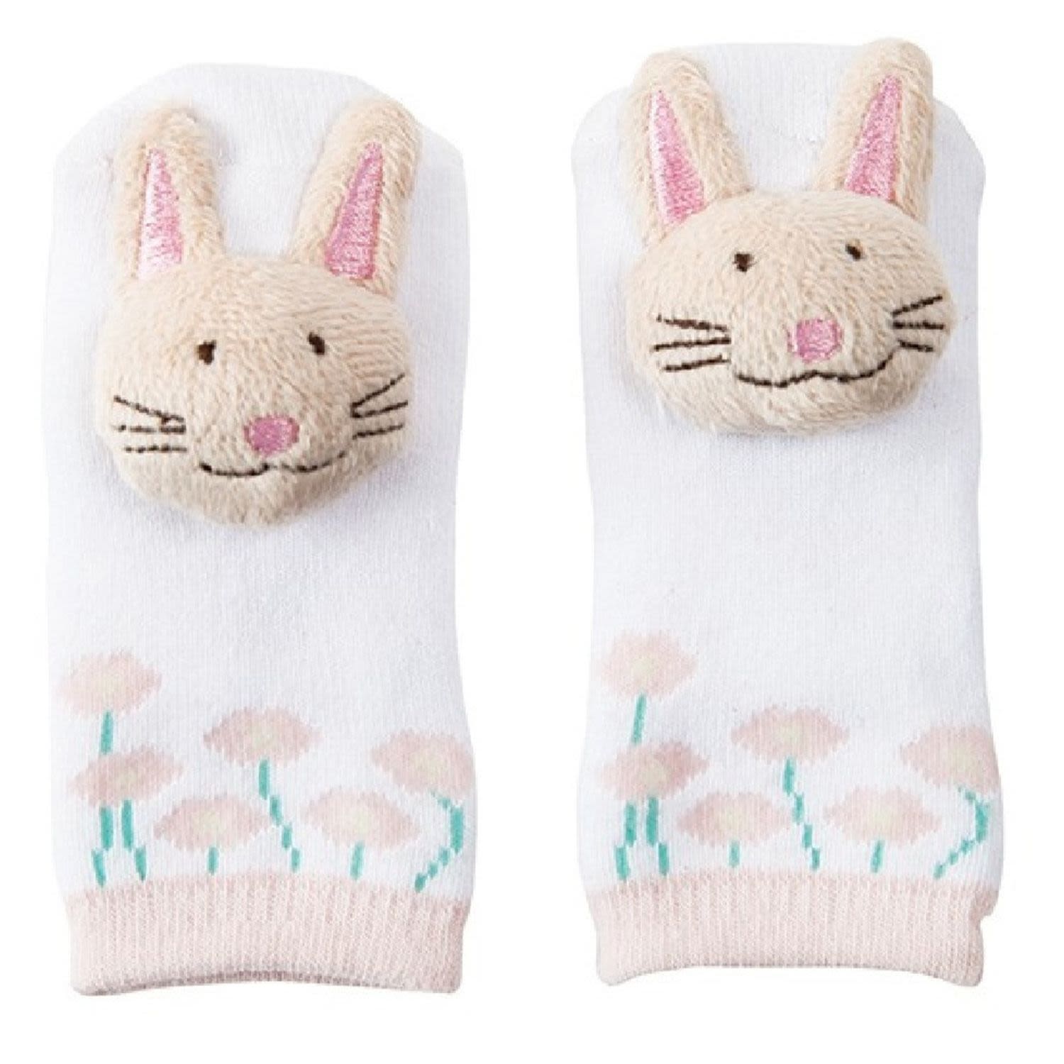 Playette Novelty Easter Rattle Socks - 3-12M, 1 Each