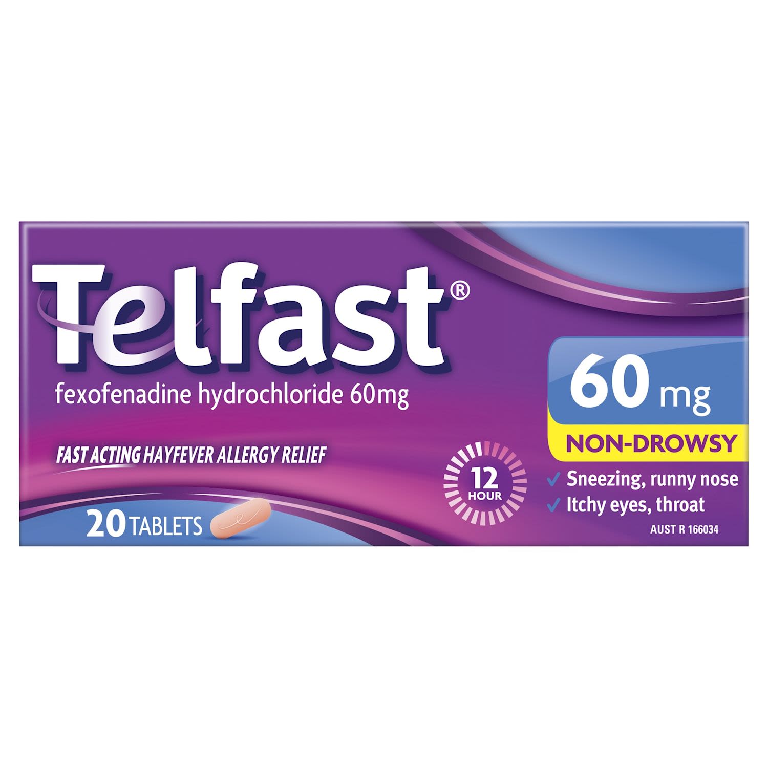 Telfast Allergy Medication 60Mg Tablets