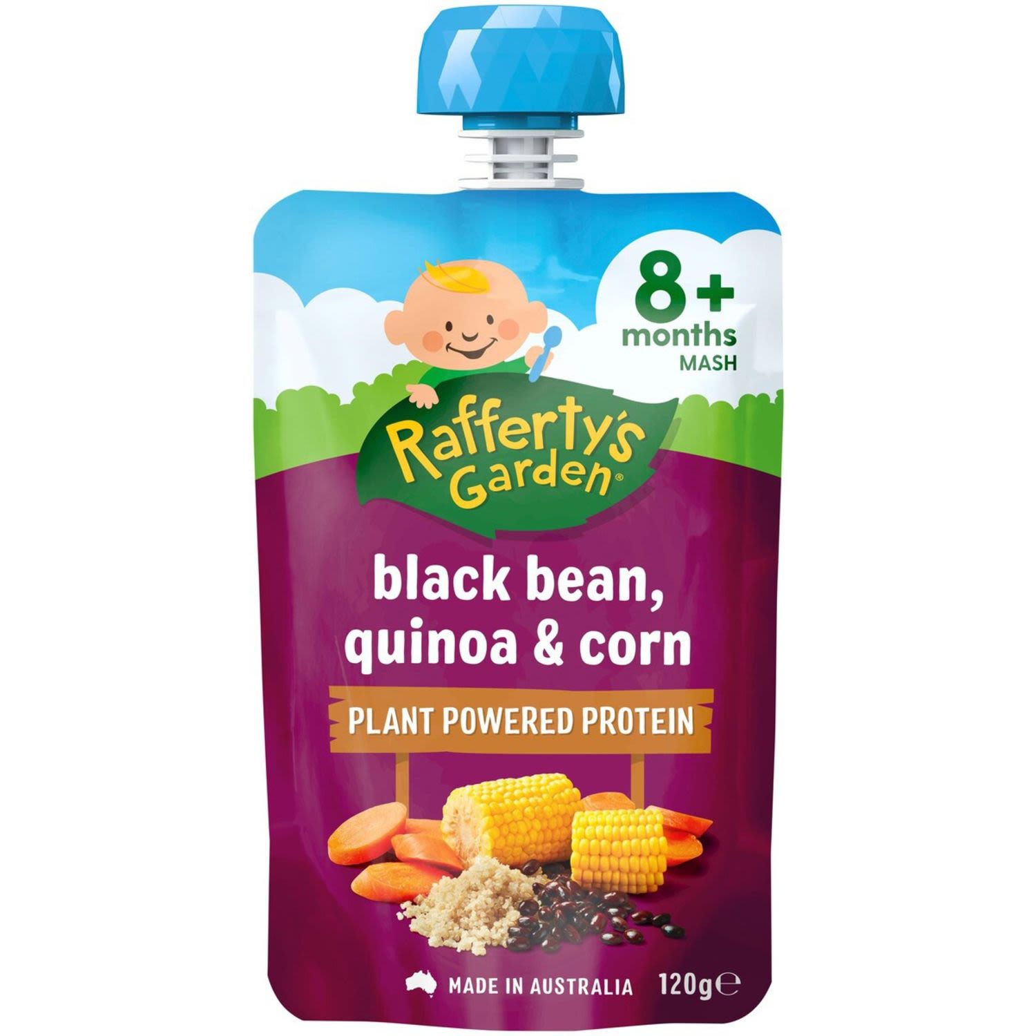 Rafferty's Garden Black Beans Quinoa & Corn, 120 Gram