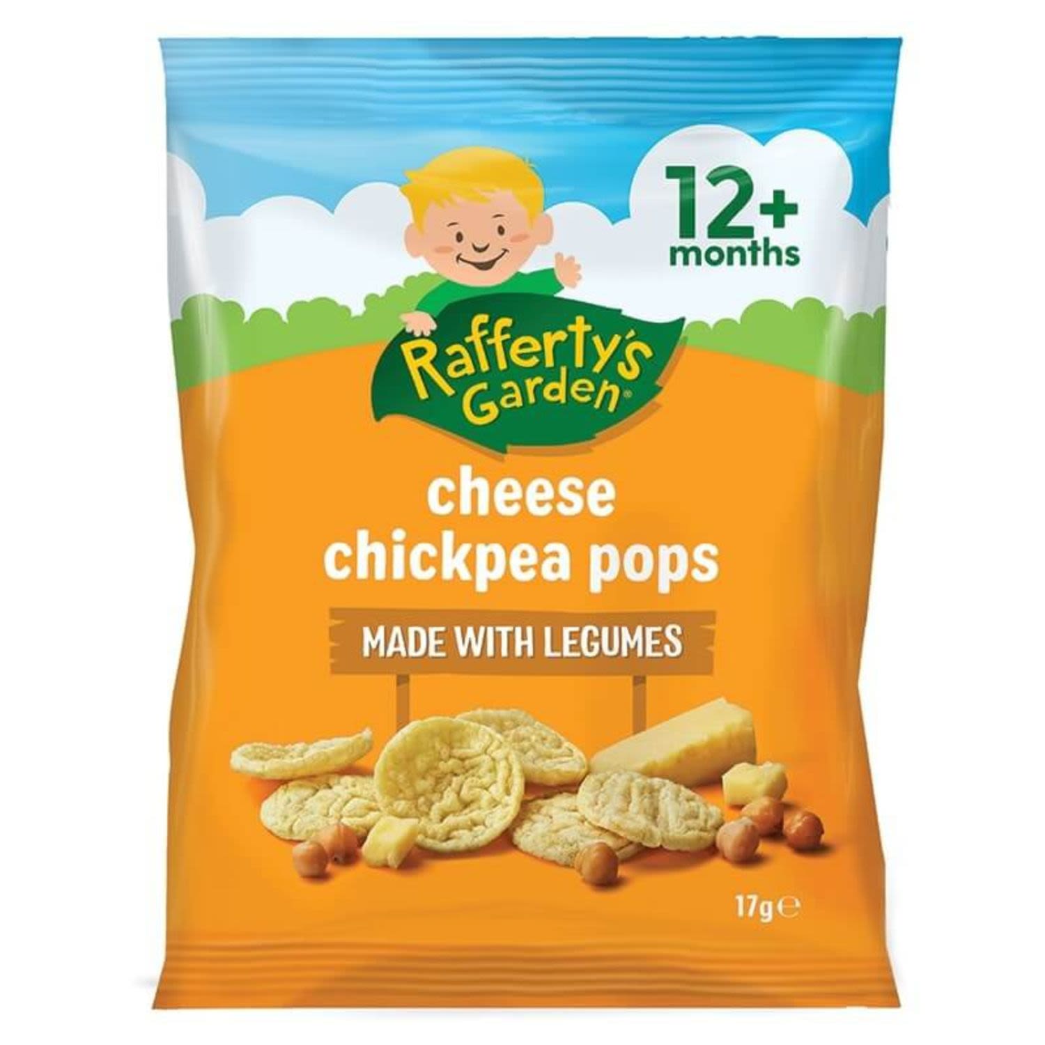 Rafferty's Garden Cheese Chickpea Pops, 17 Gram