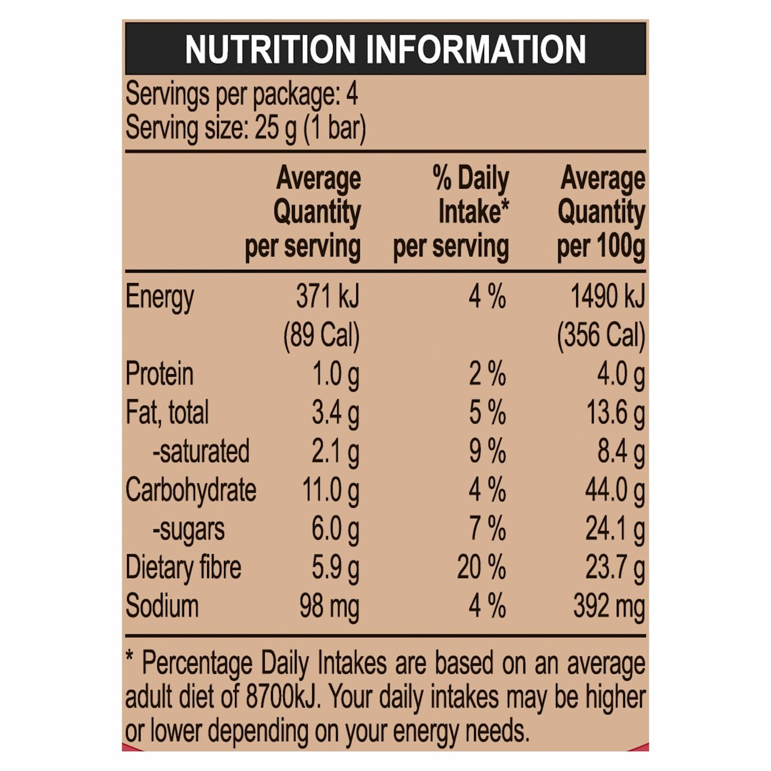 Fibre One 100g