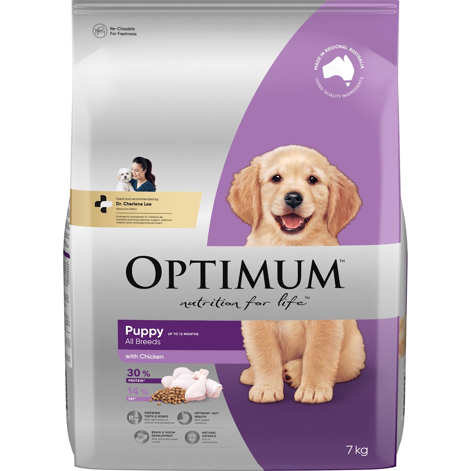Optimum Puppy Dry Dog Food With Chicken