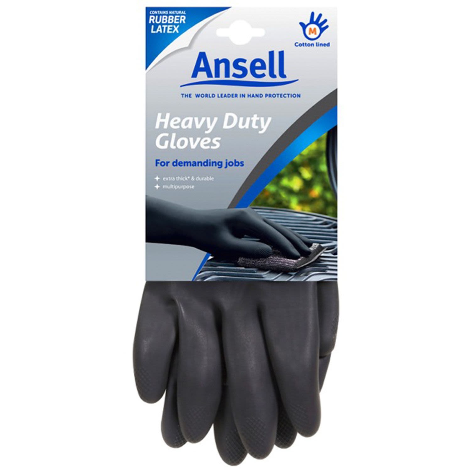 Ansell Gloves Heavy Duty Medium, 1 Each
