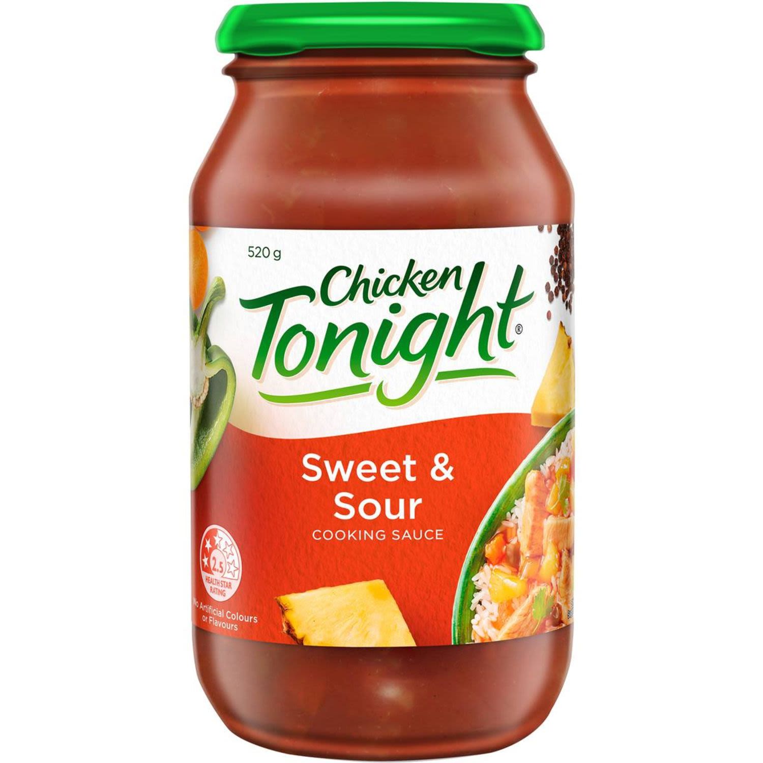 Chicken Tonight Simmer Sauce Sweet And Sour, 520 Gram