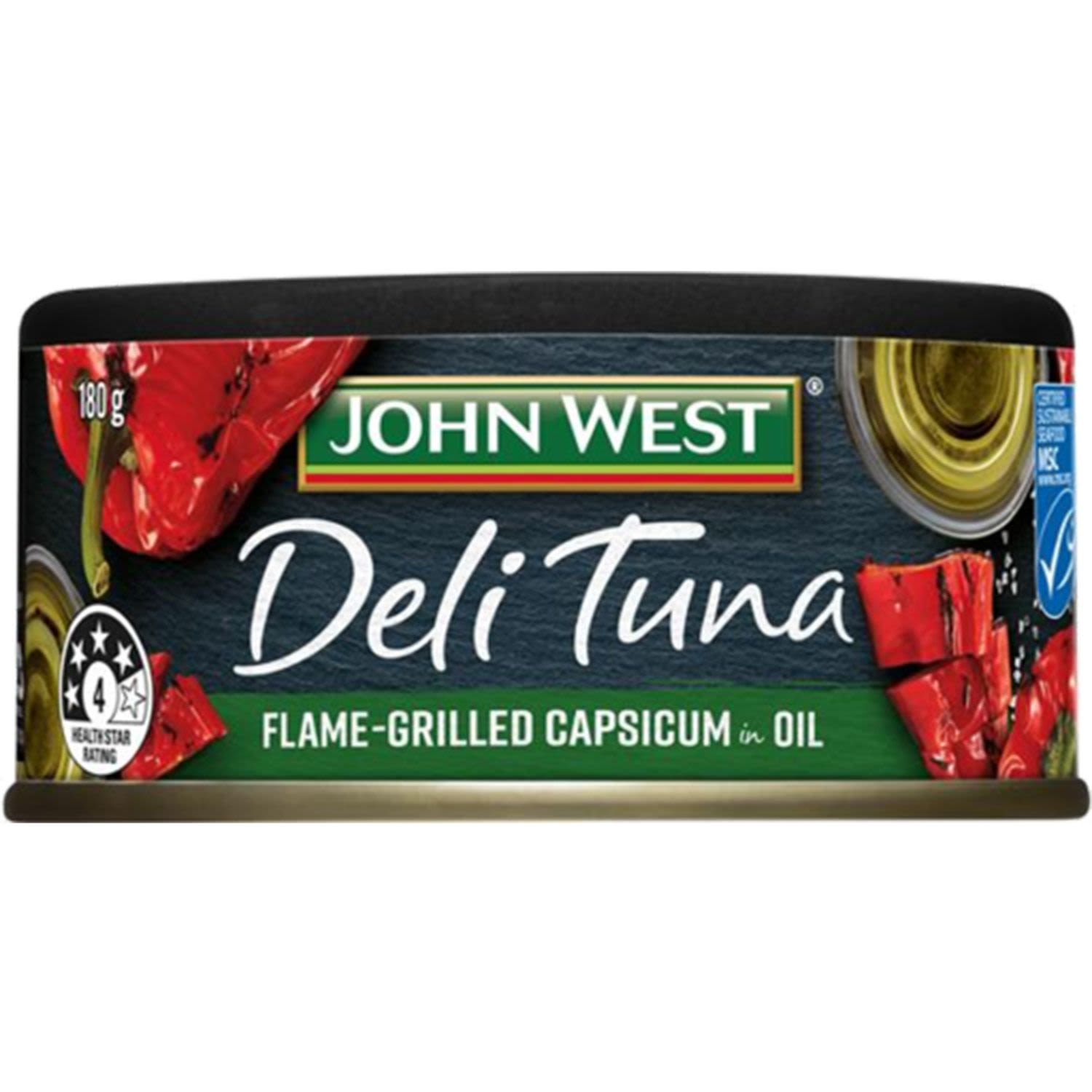 John West Deli Tuna With Capsicum In Oil, 85 Gram