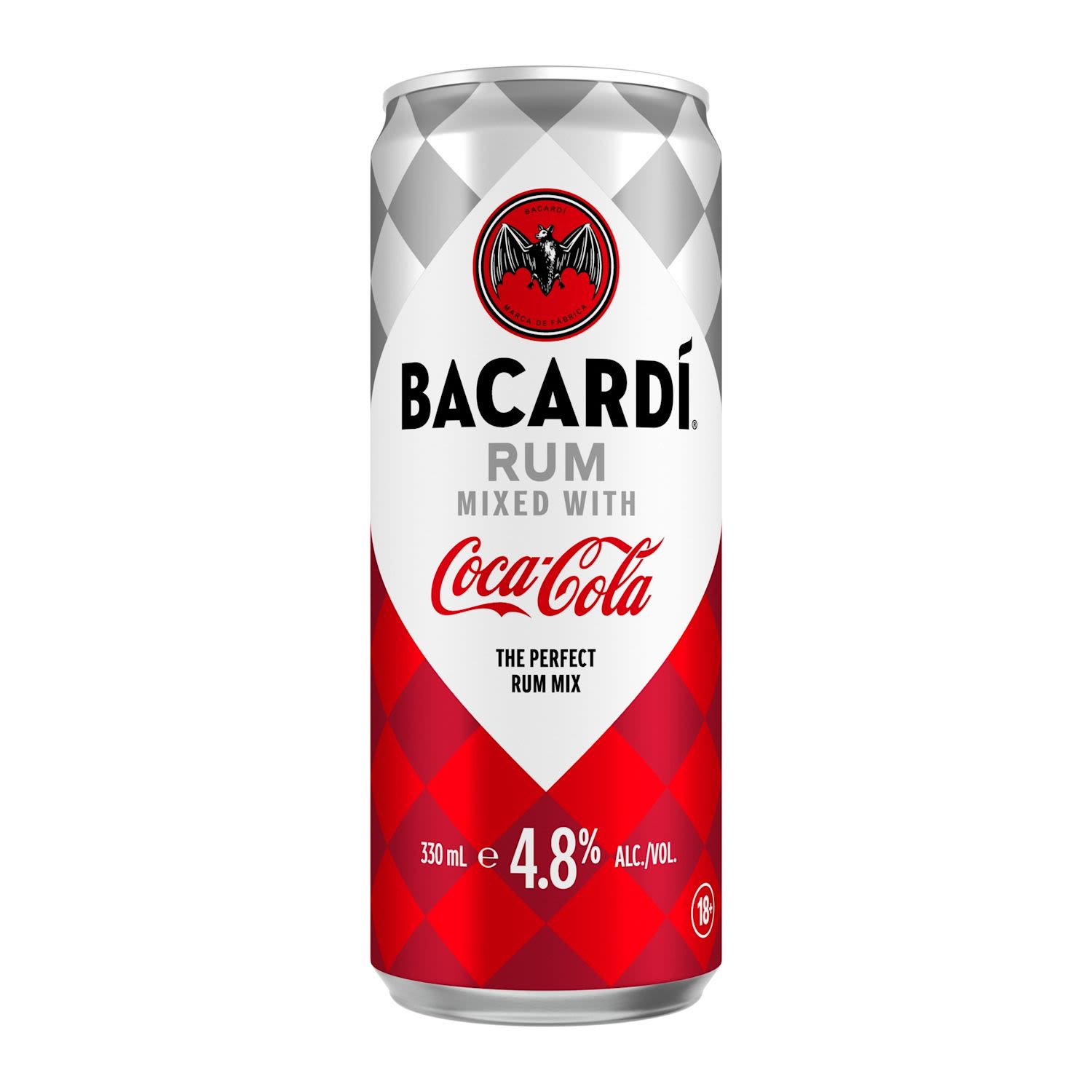 Barcardi Rum & Coca-Cola Can 330mL