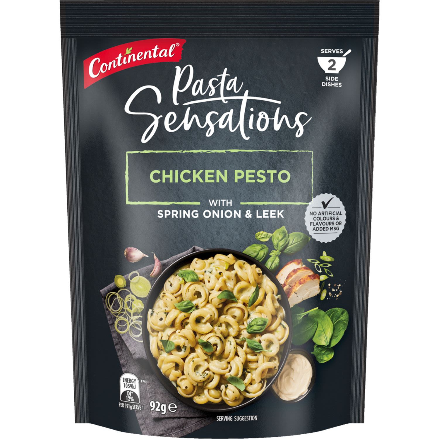 Continental Pasta Chicken Pesto & Spring Onion, 102 Gram