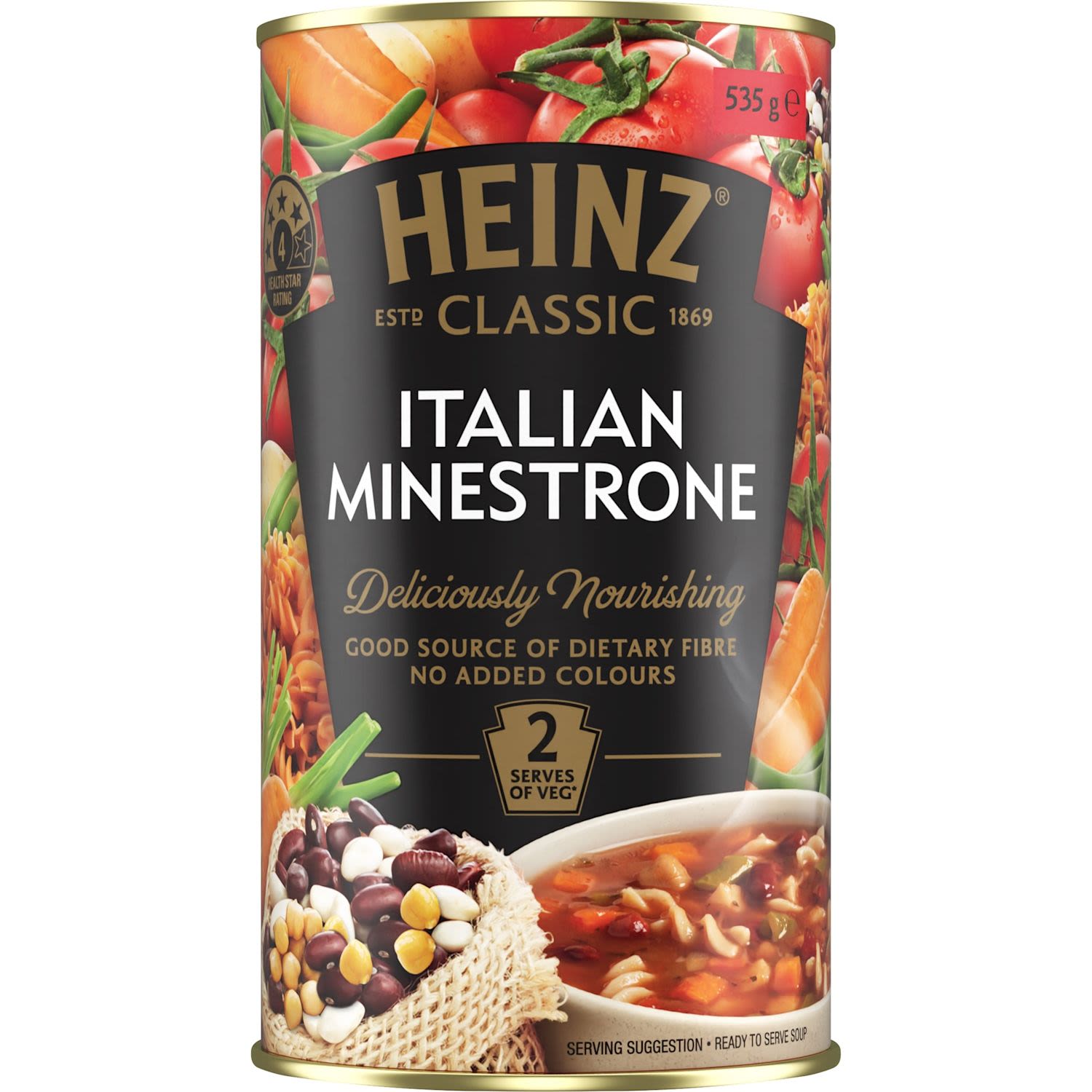 Heinz Classic Canned Soup Italian Minestrone