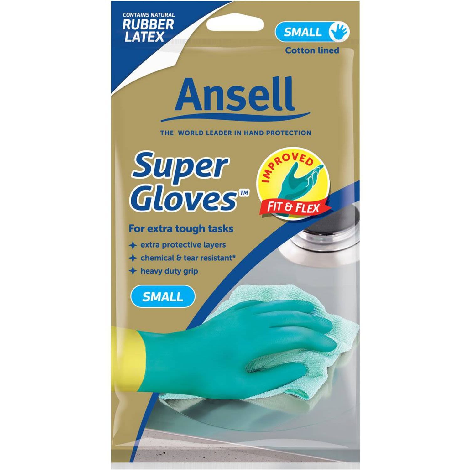 Ansell Gloves Super Small - Med Size 7.5, 1 Each