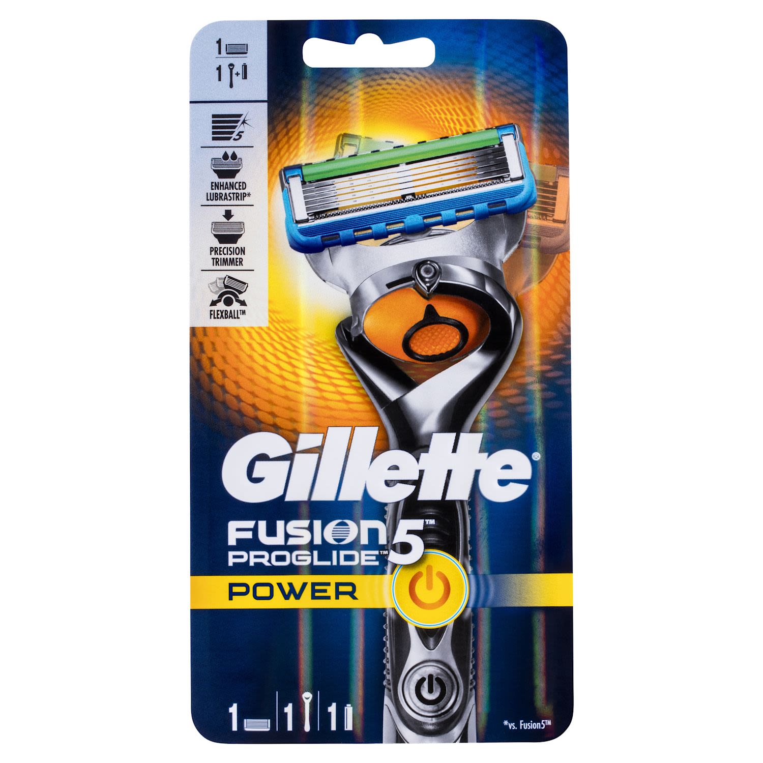Gillette Fusion ProGlide Power Flexball Shaving Razor Includes 1 Battery, 1 Each