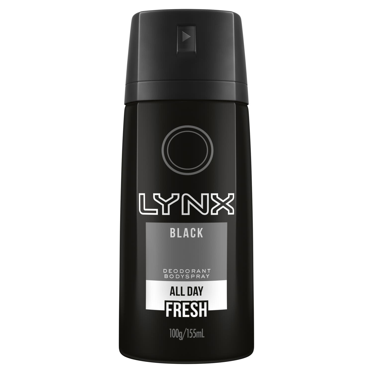 Lynx Men Body Spray Aerosol Deodorant Black, 155 Millilitre