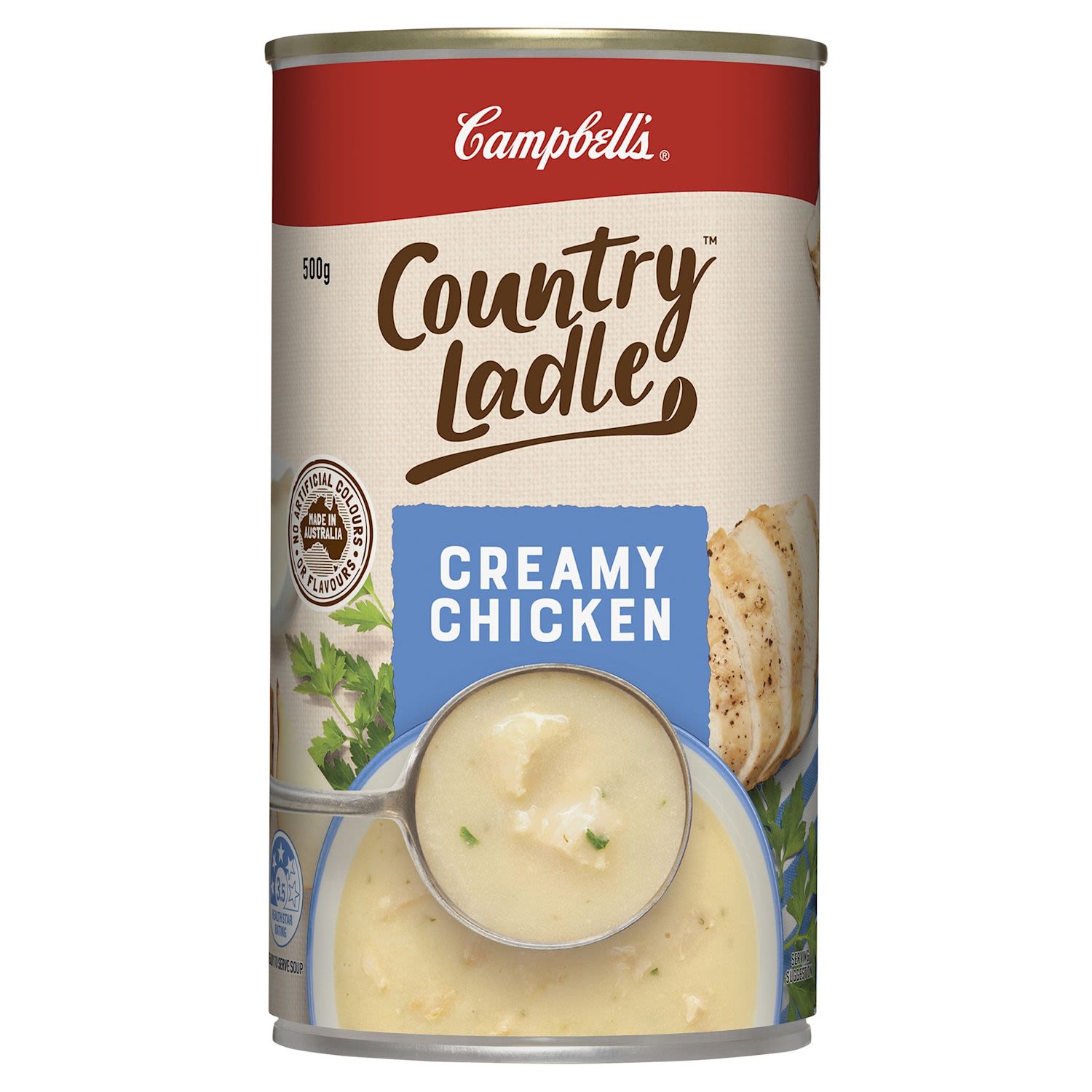 Campbell's Country Ladle Canned Soup Creamy Chicken