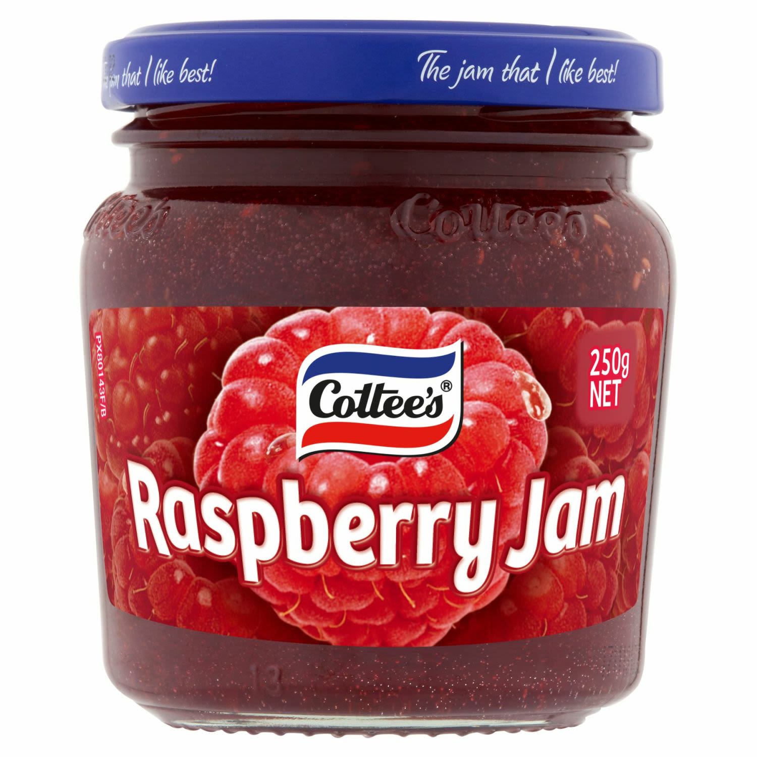 Cottee's Raspberry Jam, 250 Gram