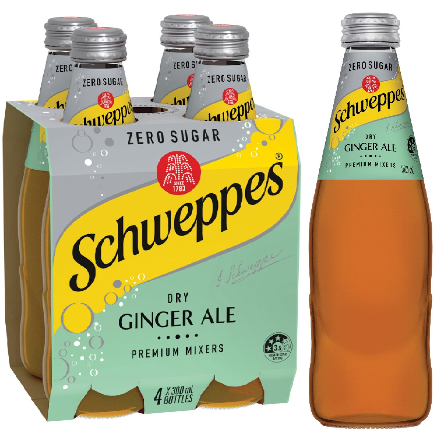 Schweppes Dry Ginger Ale Zero Sugar