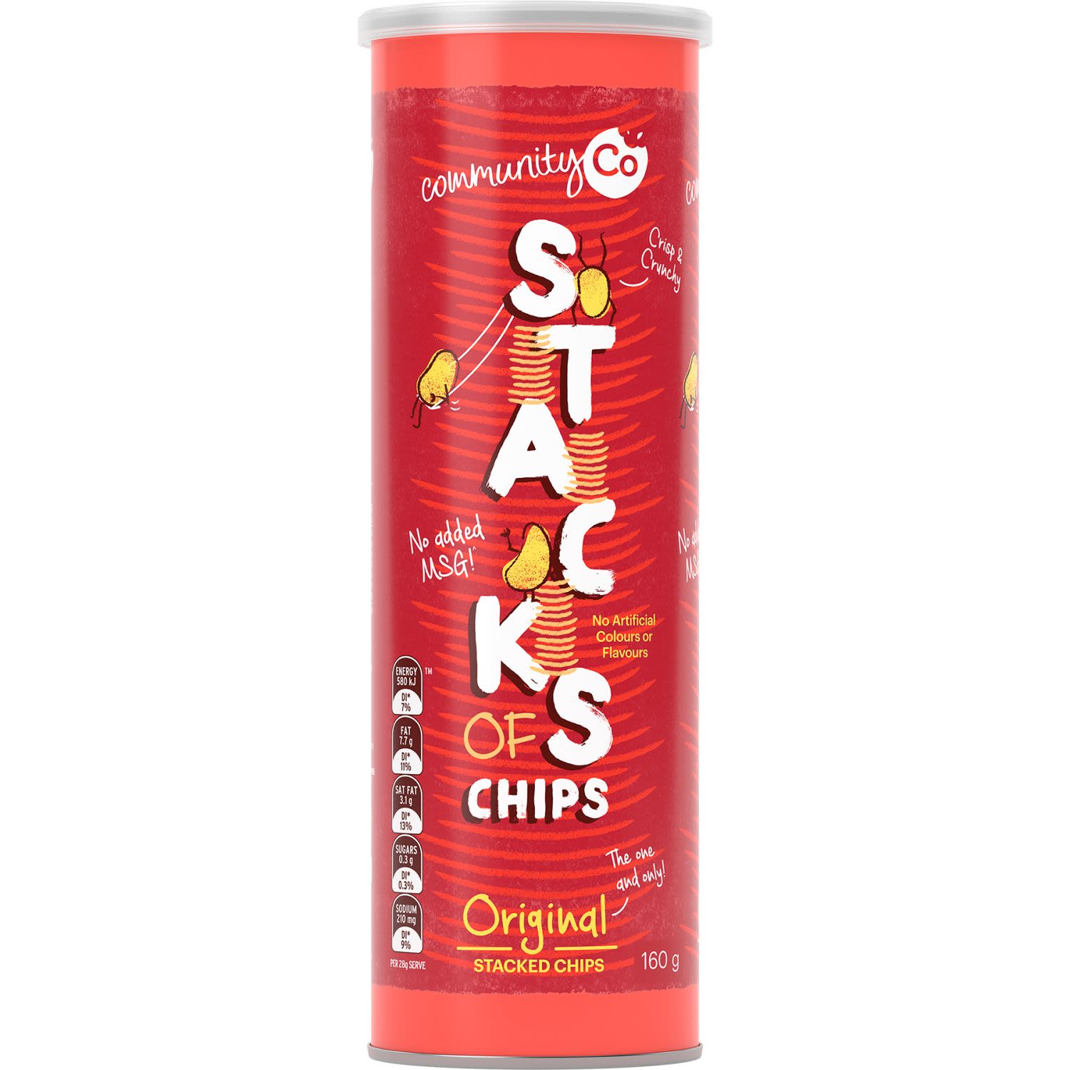 Community Co Stack Original Chips, 160 Gram