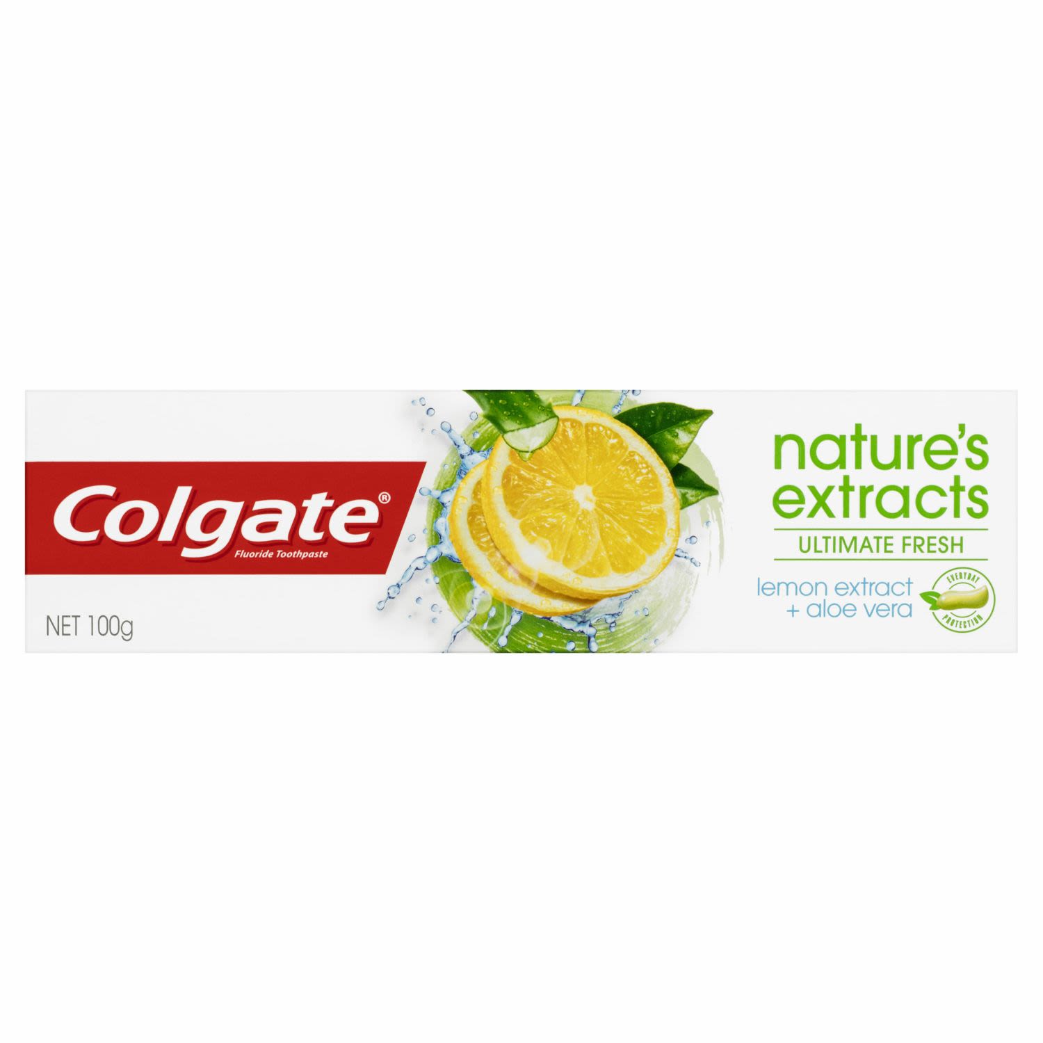 Colgate Nature's Extracts Ultimate Fresh Lemon Extract Plus Aloe Vera Toothpaste, 100 Gram