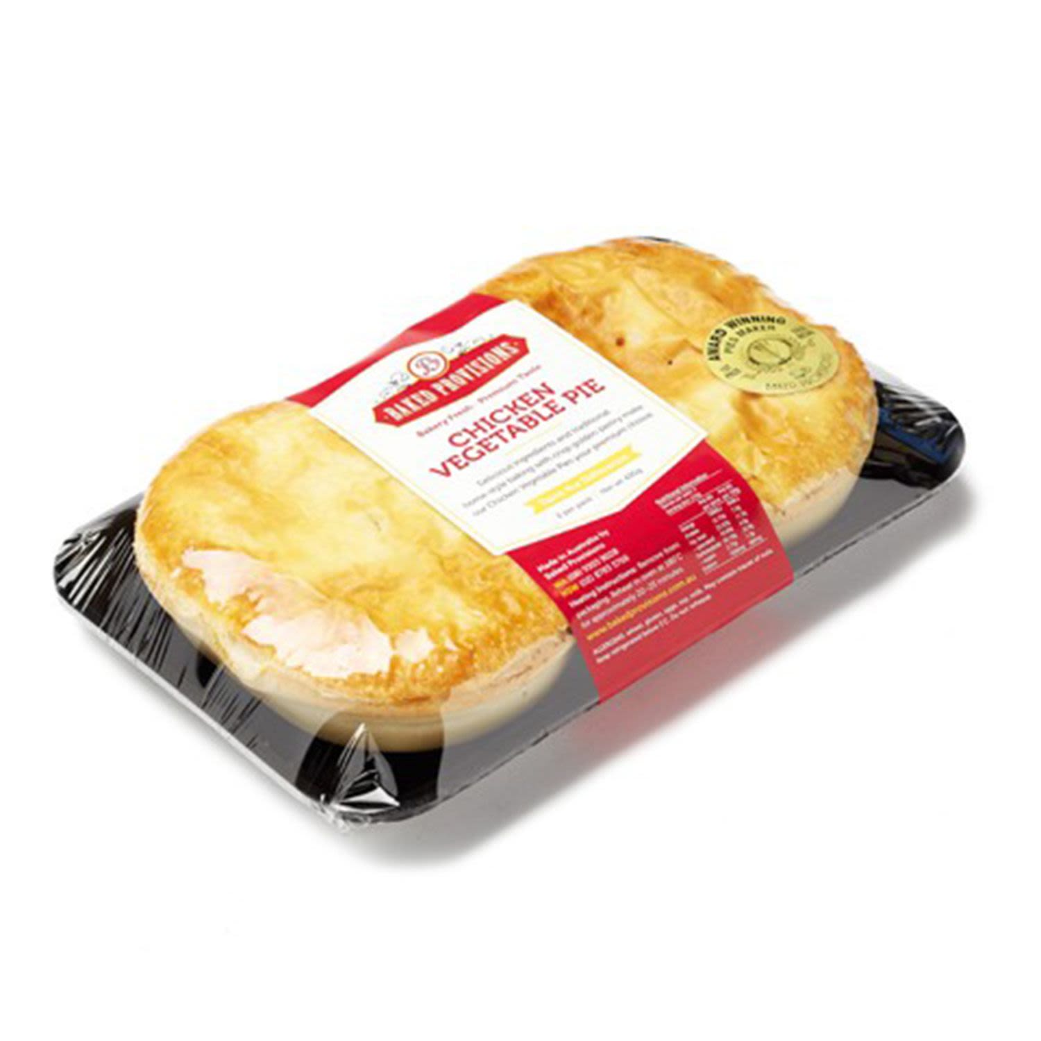 Baked Provisions Chicken & Vegetable Pie, 420 Gram