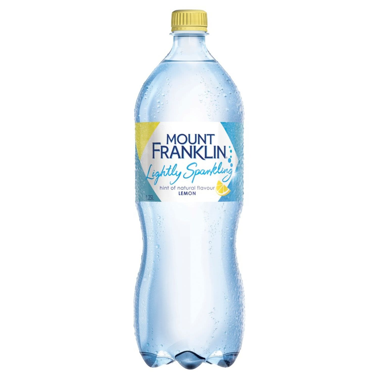 Mount Franklin Lightly Sparkling With A Hint Of Lemon Mineral Water, 1.25 Litre