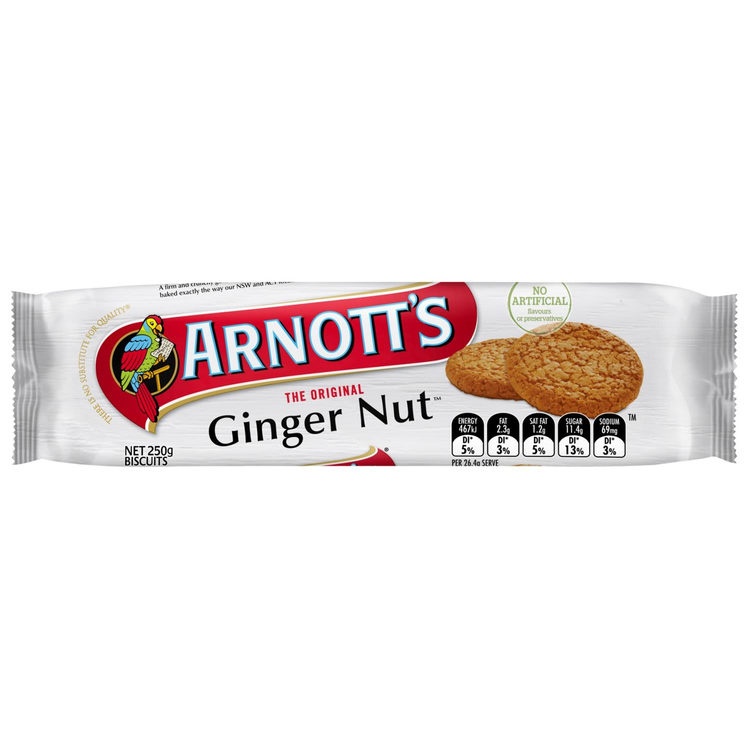 Arnott's Ginger Nut, 250 Gram