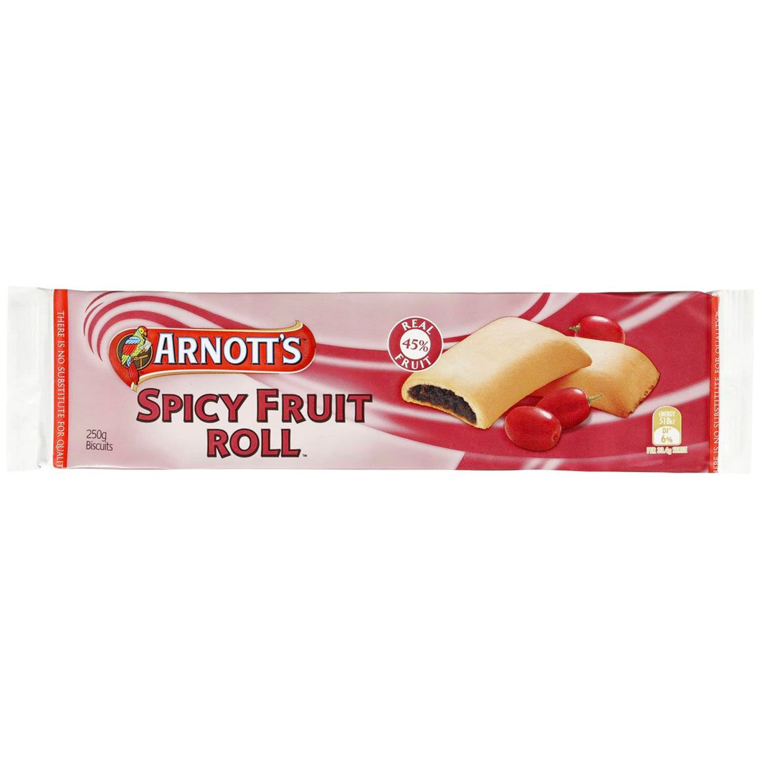 Arnott's Fruit Roll Slices Spicy, 250 Gram