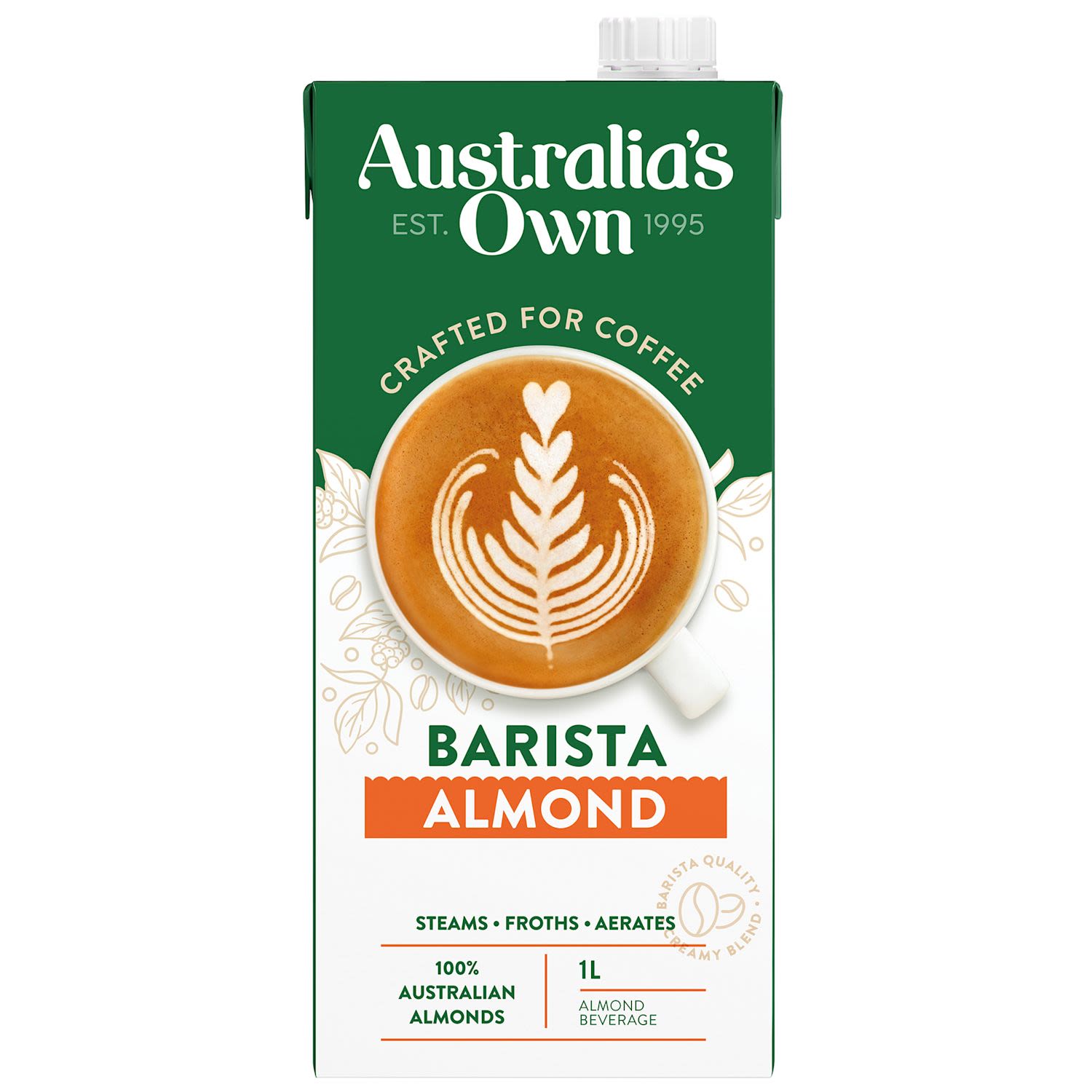 Australia’s Own Barista Almond is made with the goodness of organic almonds and has been developed as the perfect plant-based milk range for coffee at home. The quality of our core organic ingredients, and extensive testing have created rich, creamy plant-based milks, for you to enjoy café quality in the comfort of your own home.
Want a quick masterclass on the perfect coffee?
Download the Australia's Own Barista app now in your app store.
