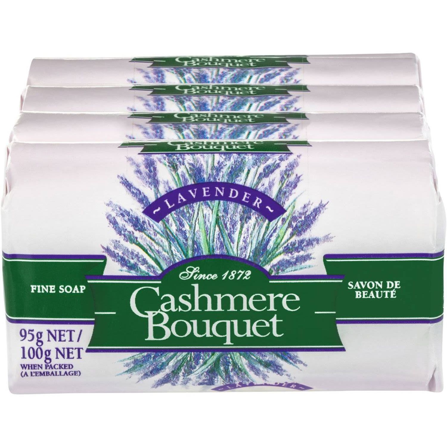 Cashmere Bouquet Bar Soap Lavender, 4 Each