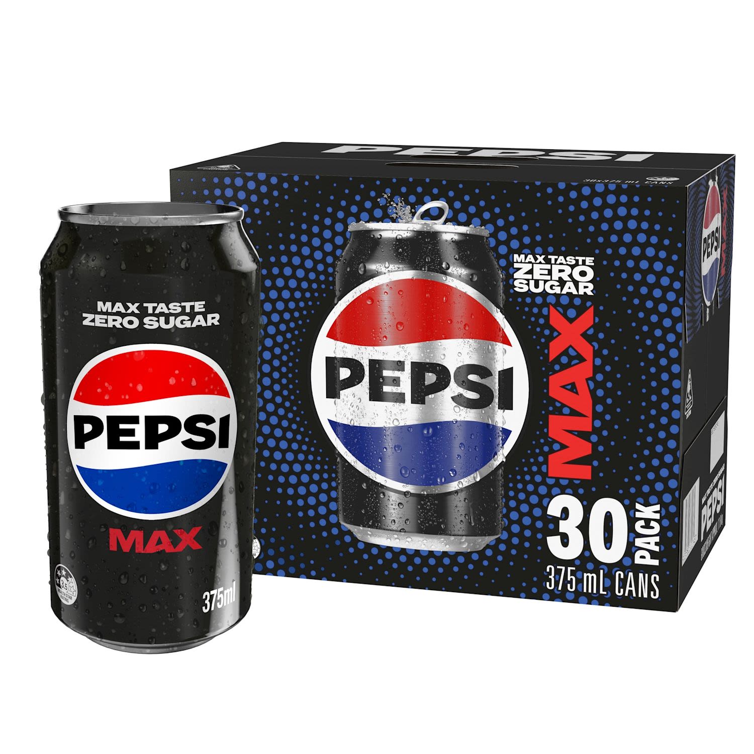 Pepsi Max No Sugar Soda Cans
