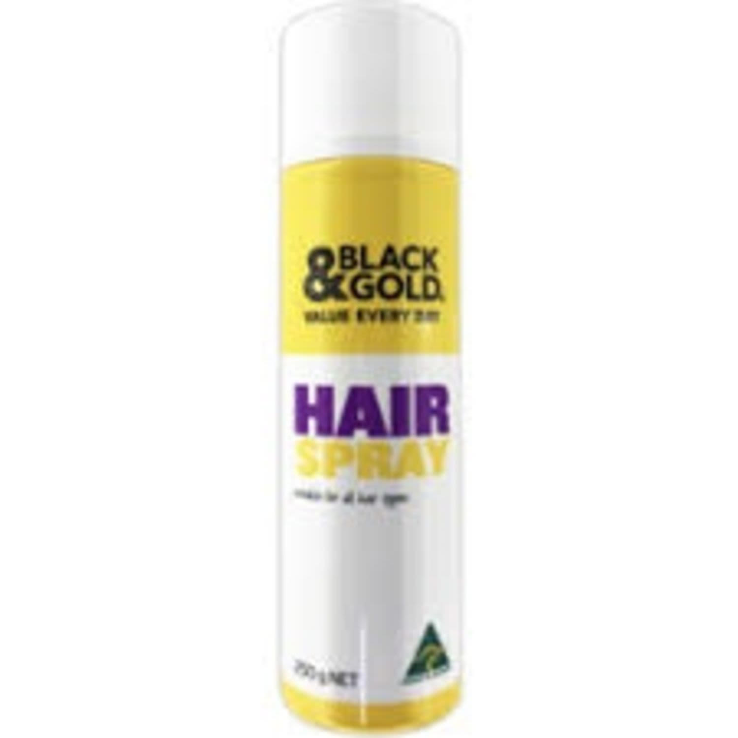 Black & Gold Hairspray, 250 Gram