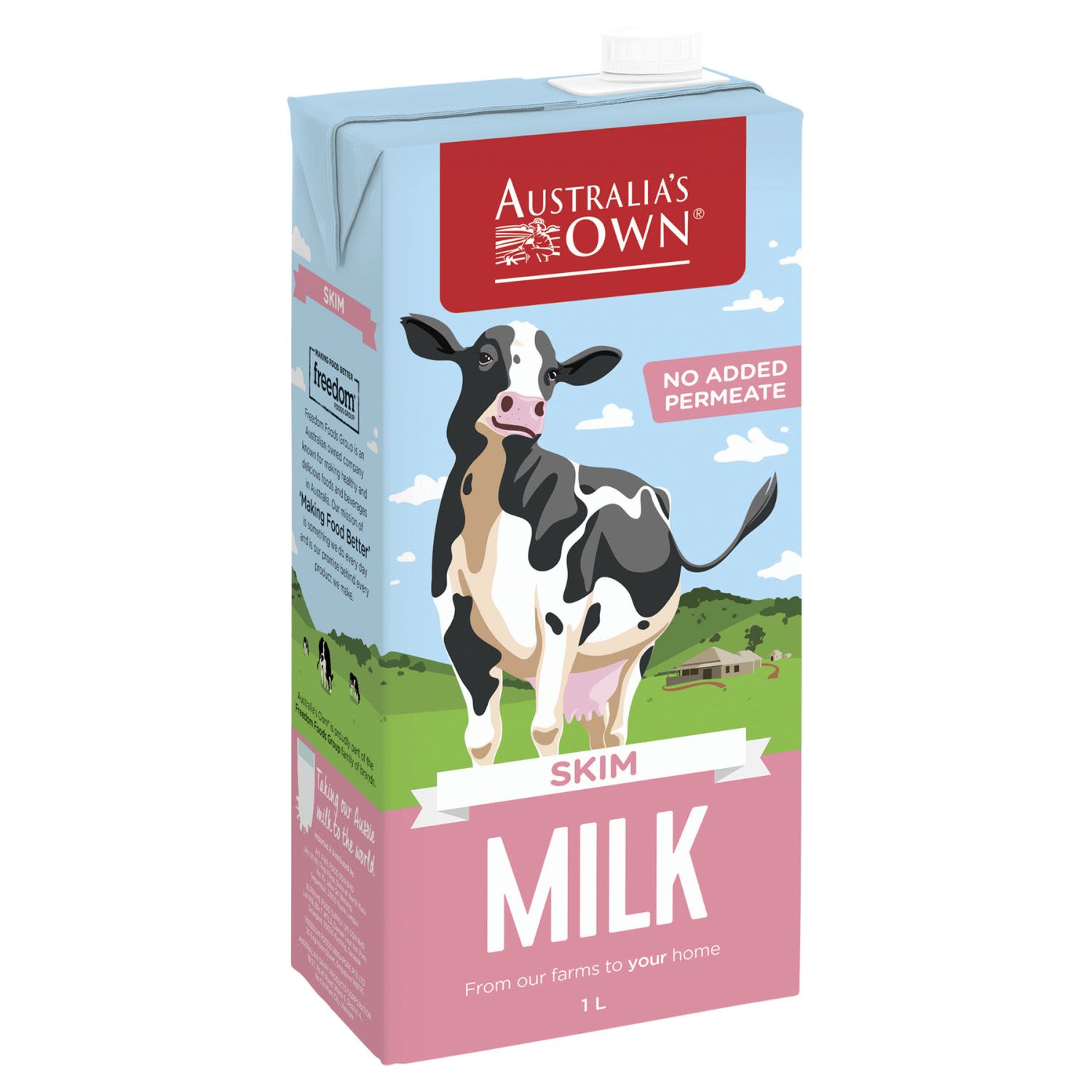 Australia's Own Dairy Standard Skim, 1 Litre