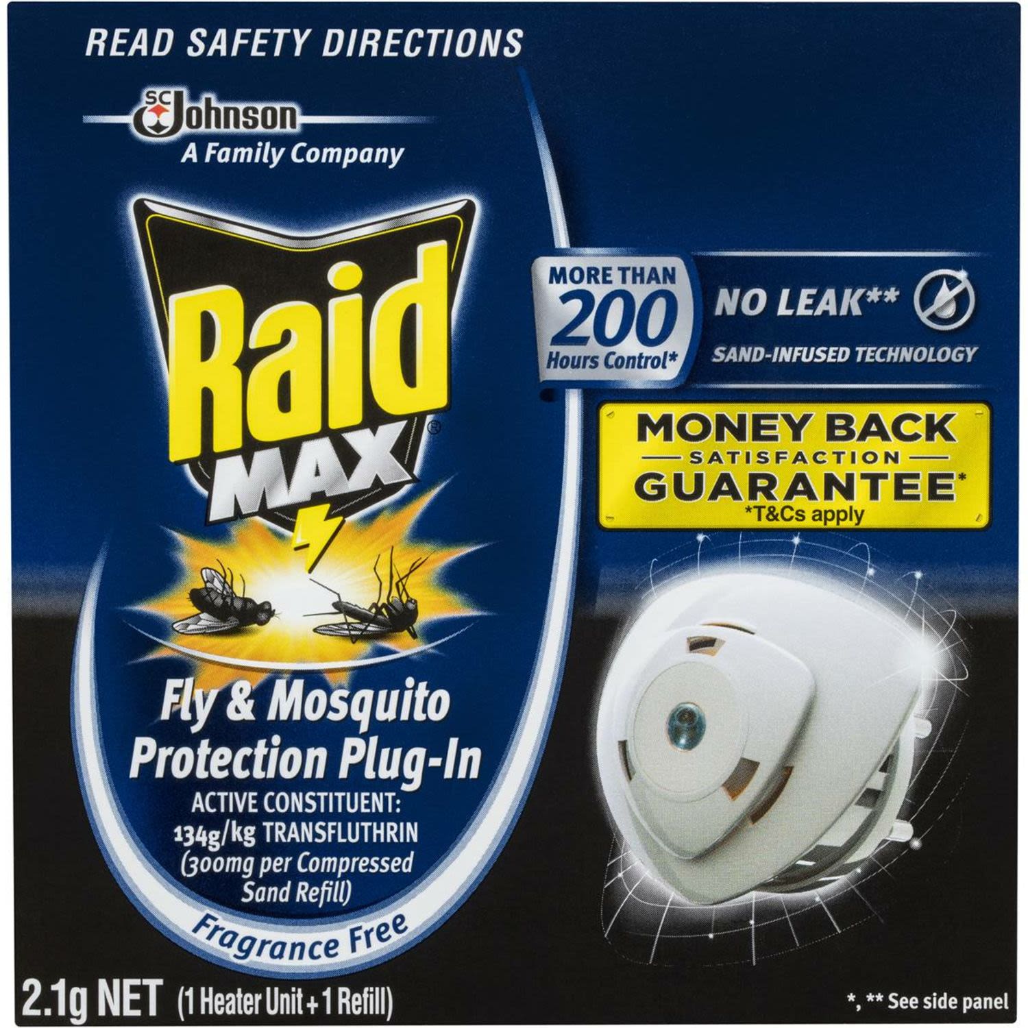 Raid Night & Day Primary Control Fly & Mosquito Protection, 1 Each