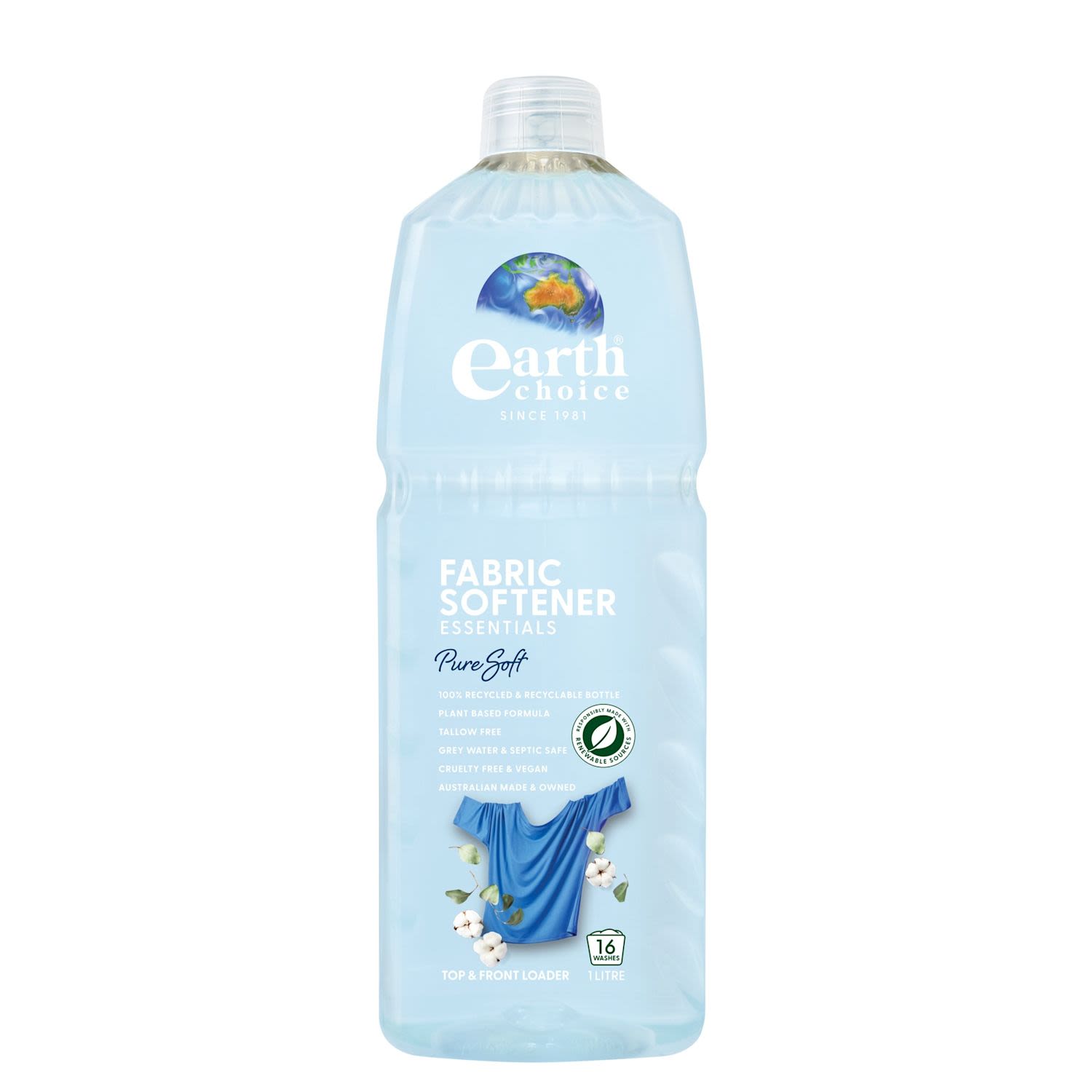 Earth Choice Fabric Softener Pure Soft