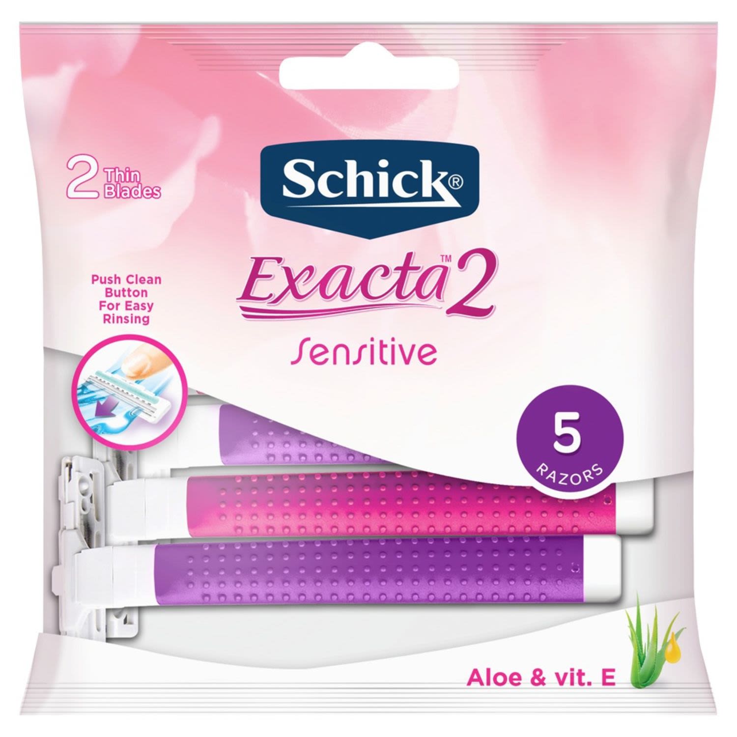 Schick Exacta 2 for Women, 5 Each