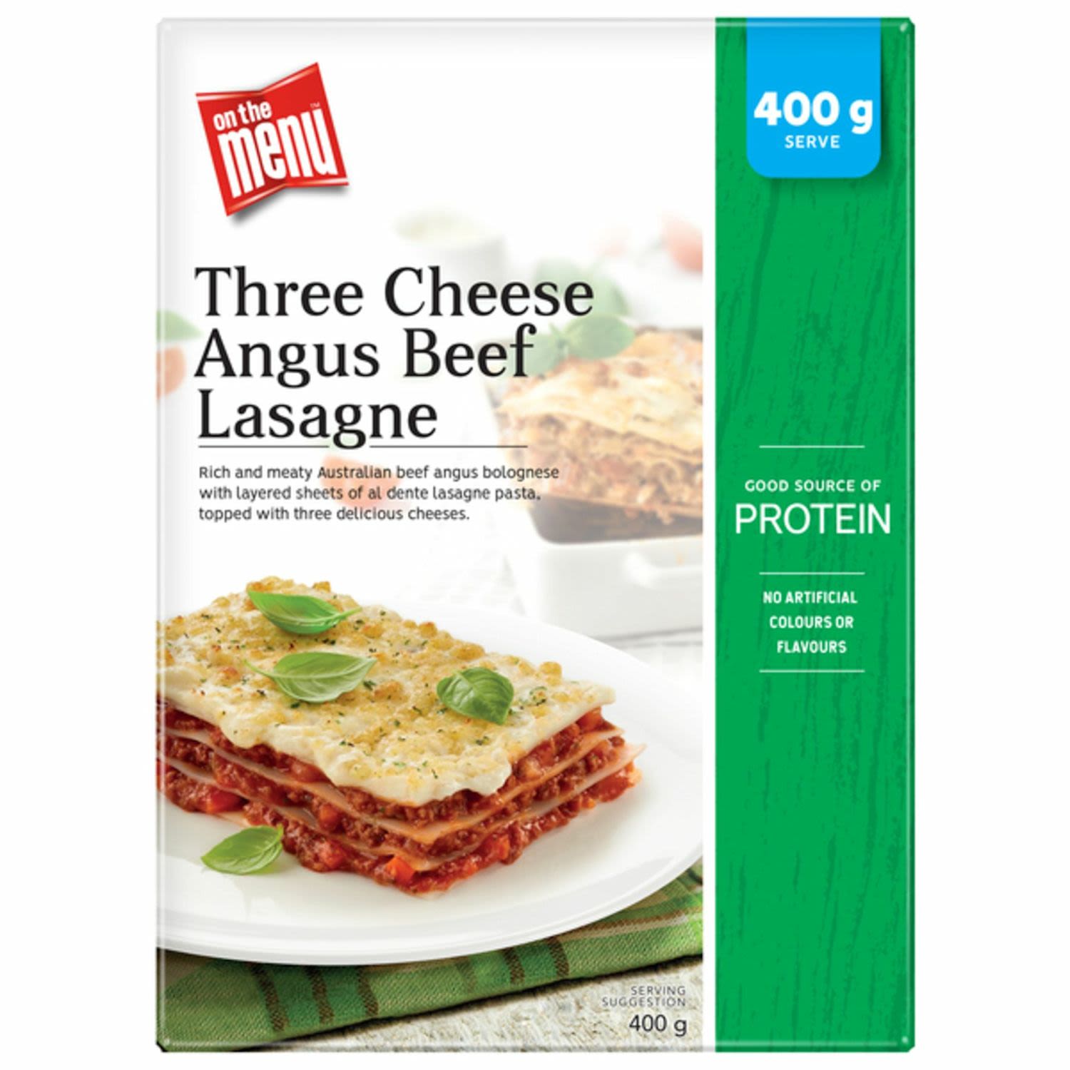 On The Menu Angus Beef Lasagne