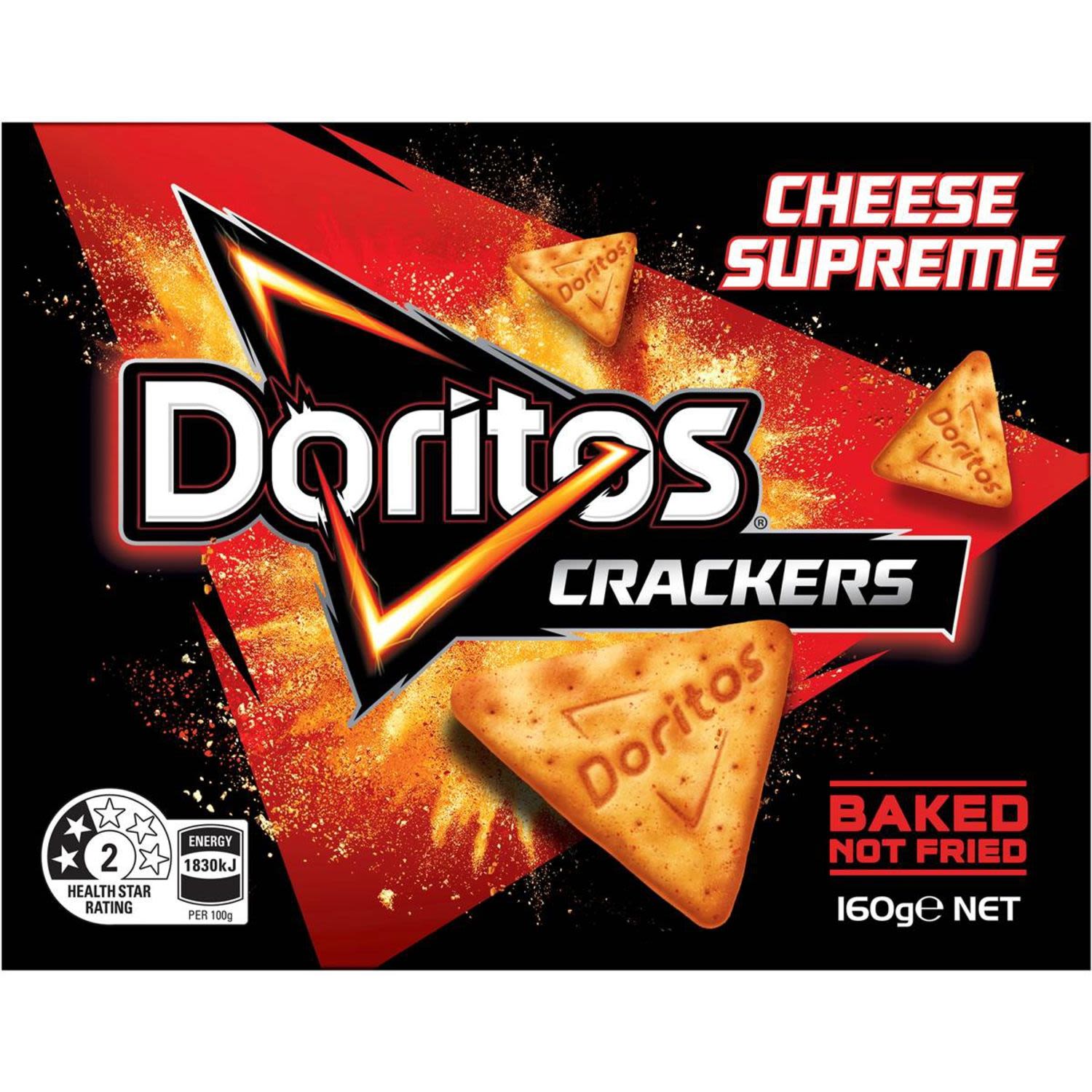 Doritos Crackers Cheese Supreme, 160 Gram